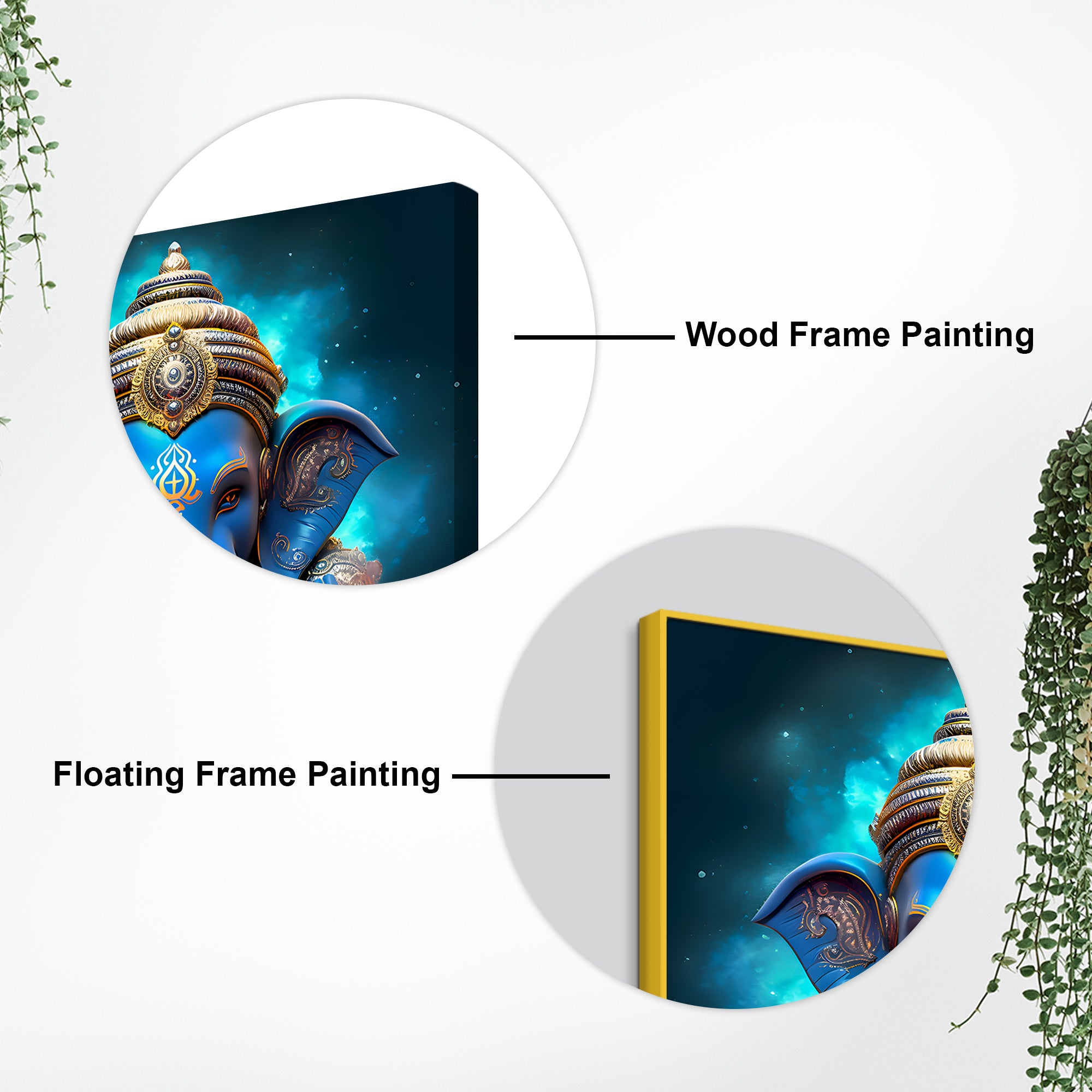 Divine Hindu Home Decoration Ganpati Bappa Painting