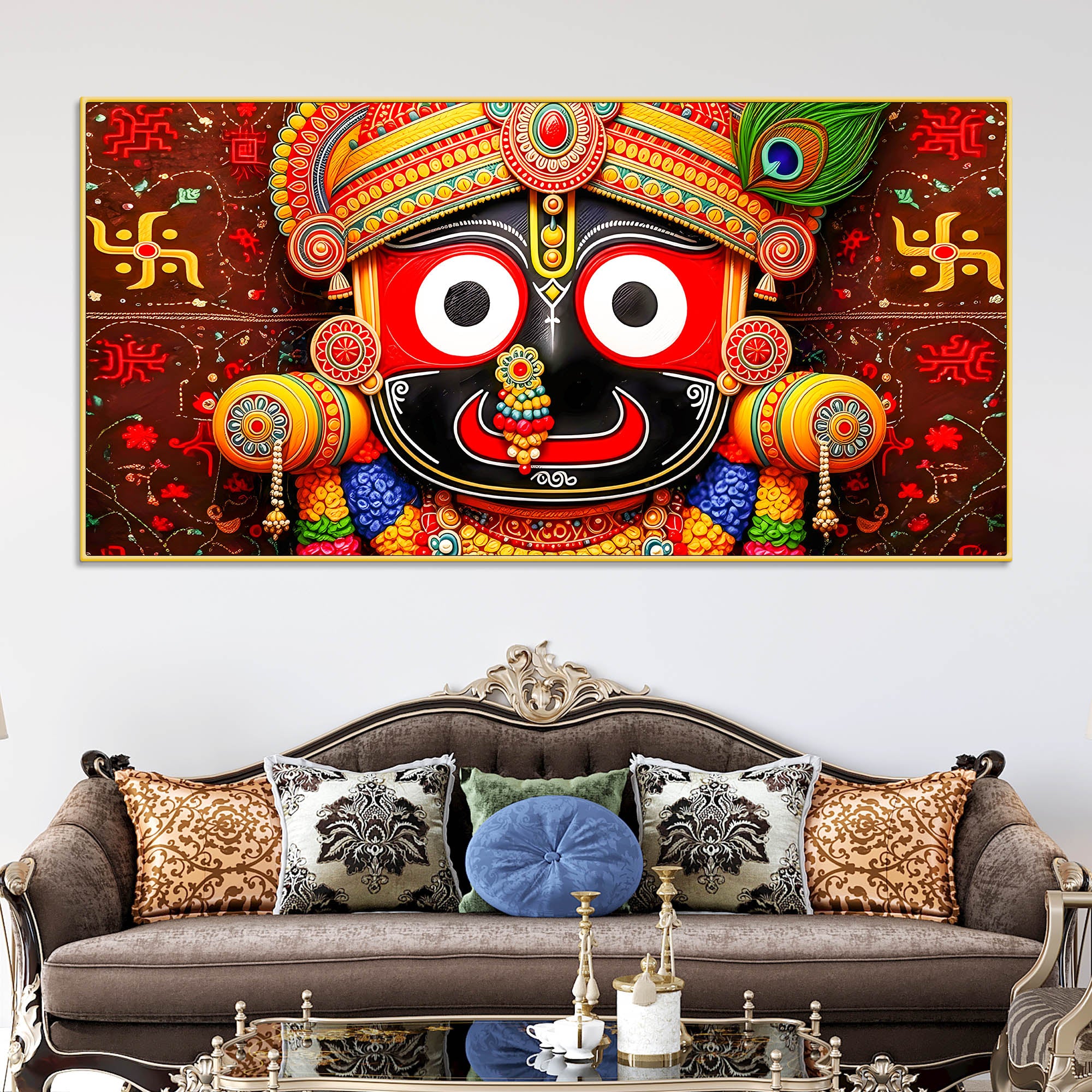 Divine Hindu Lord Jagannath Painting for Home & Office