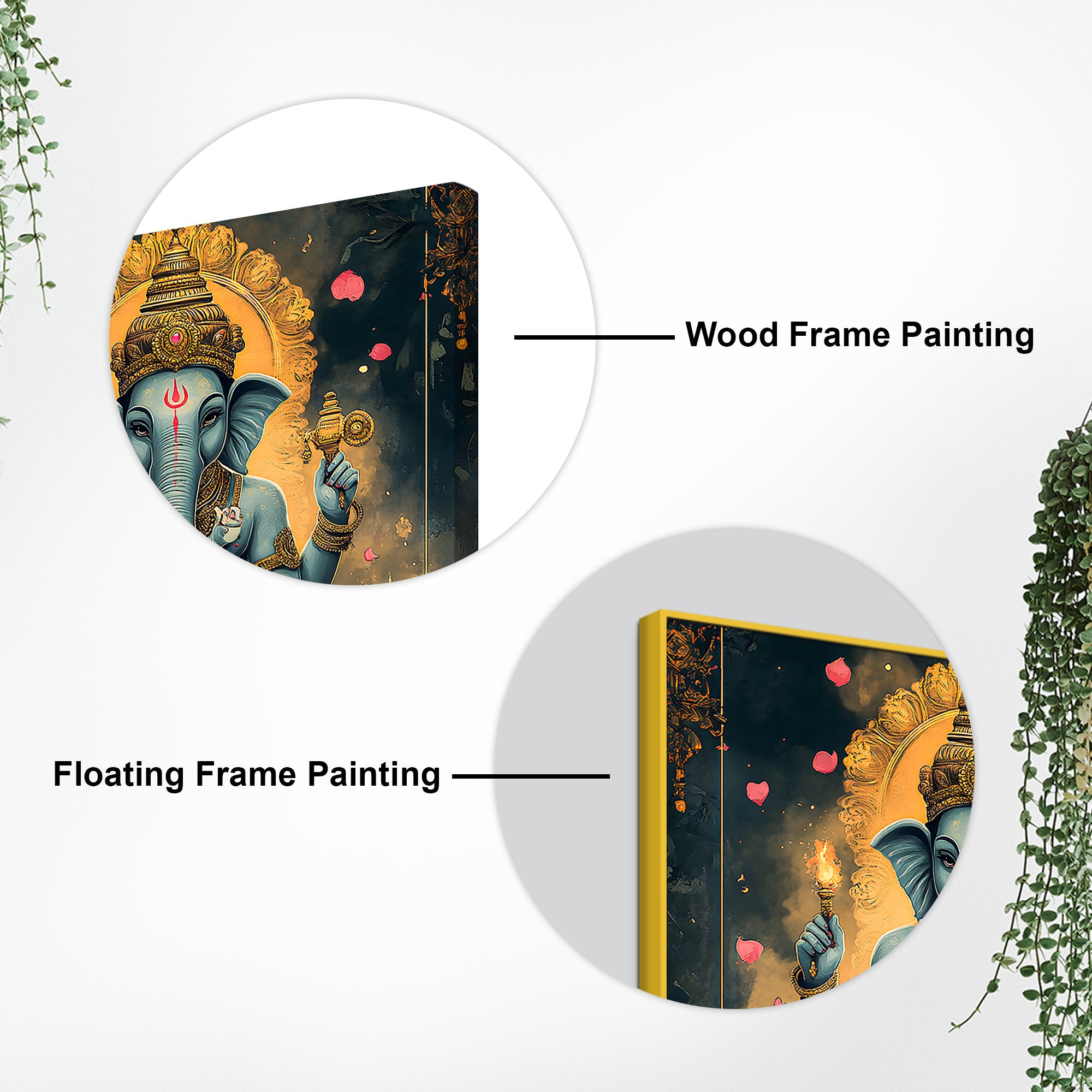 Divine Lord Ganesha Home Decoration Painting