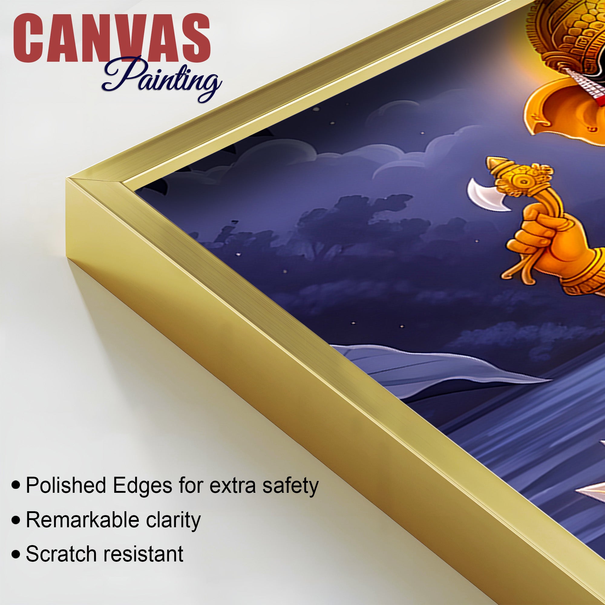 Divine Lord Ganesha Wall Décor Painting