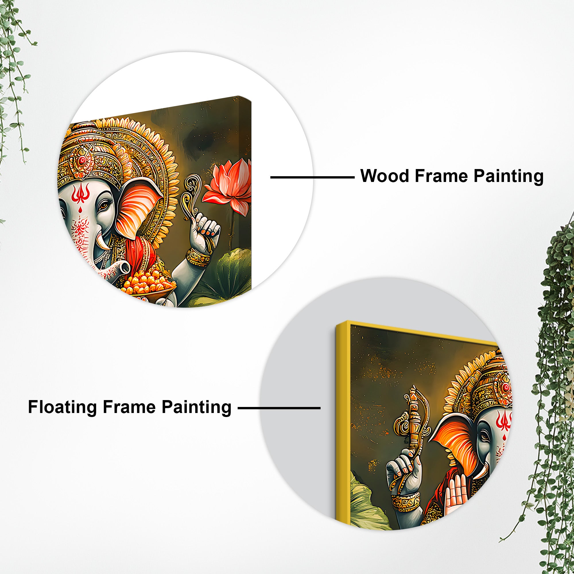 Divine Lord Ganpati Wall Décor Painting