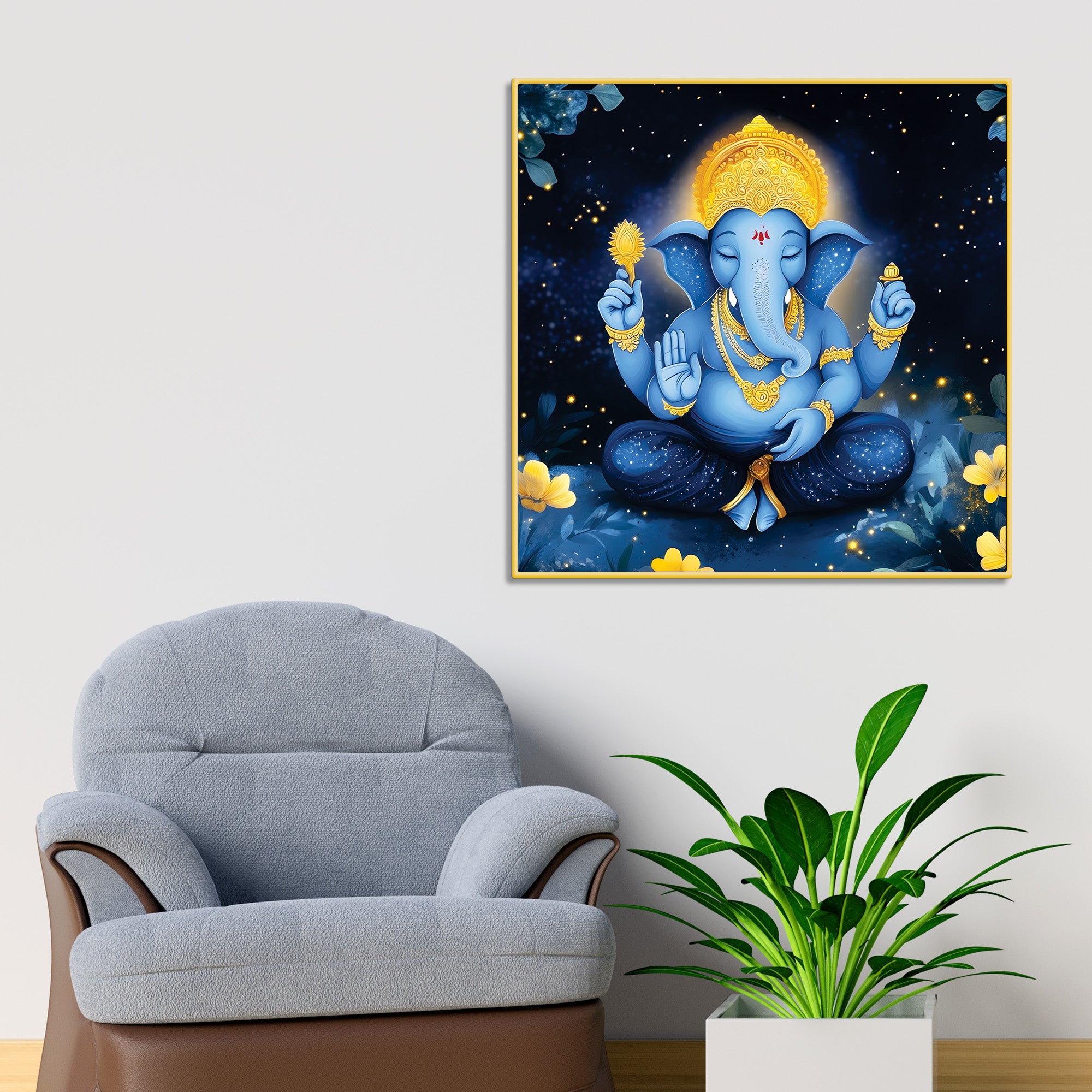 divine-lord-ganpati-wall-painting
