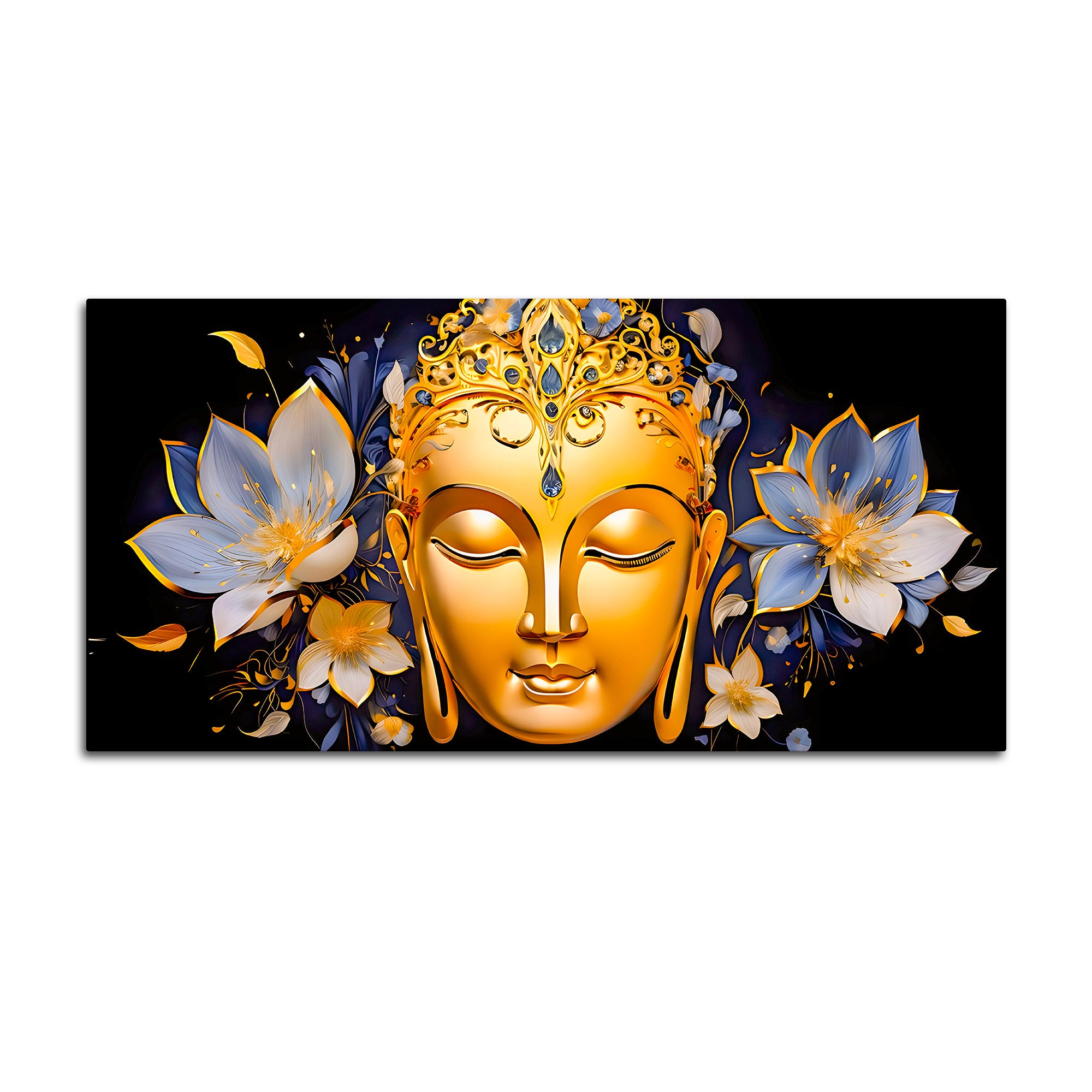 Divine Lord Gautam Buddha Wall Painting for Home