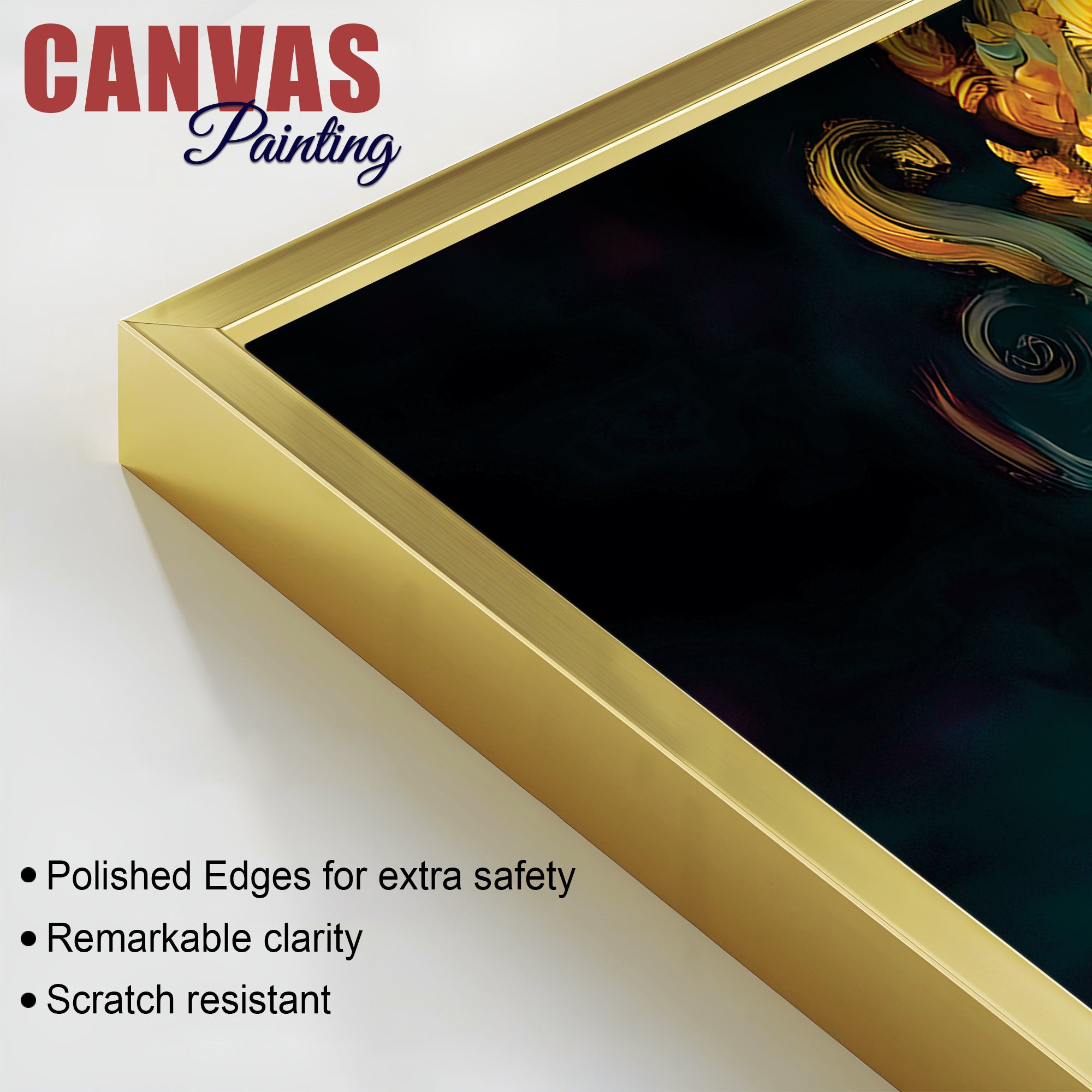 Divine Lord Krishna Canvas Painting for Wall Decor