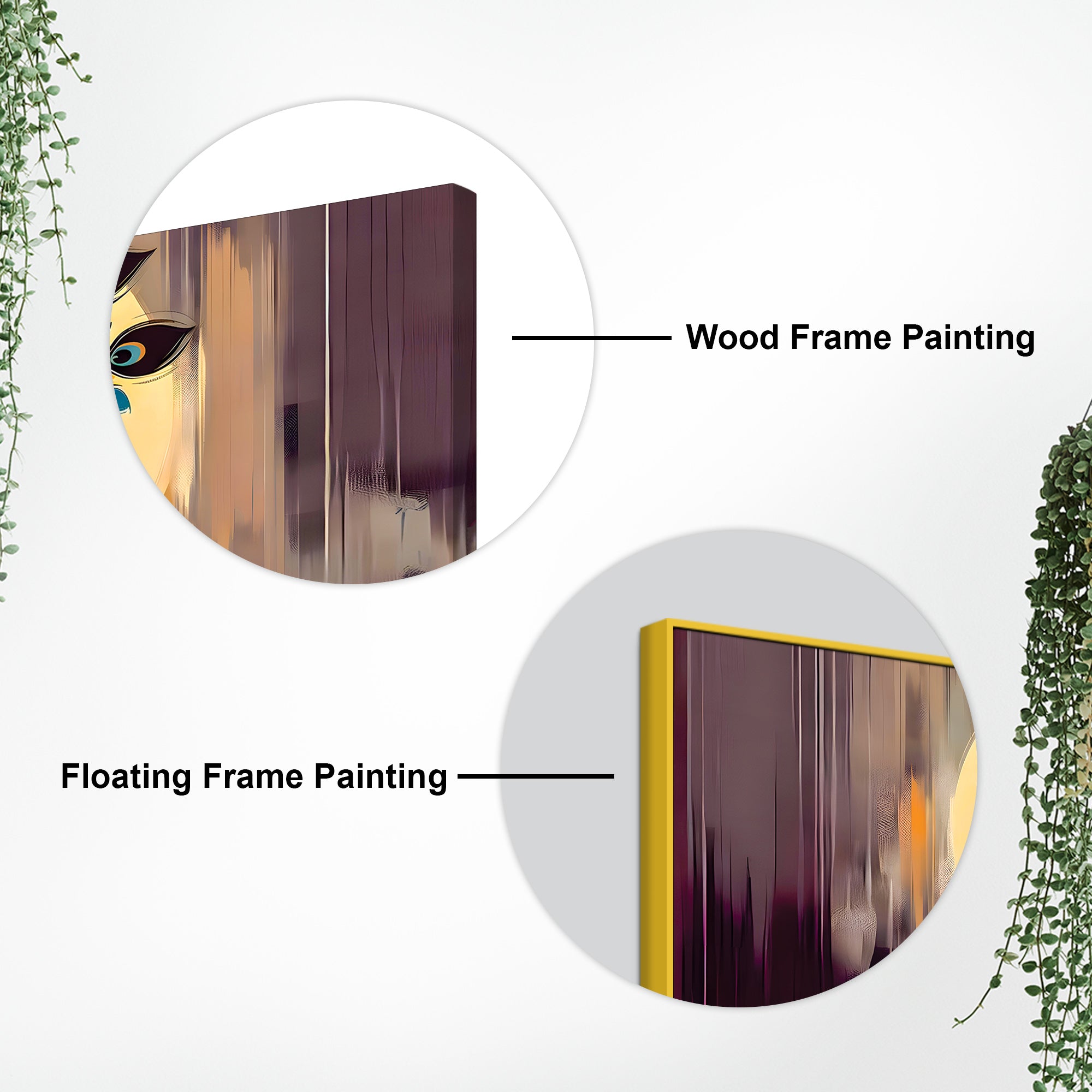 Divine Lord Krishna Modern Painting on Canvas