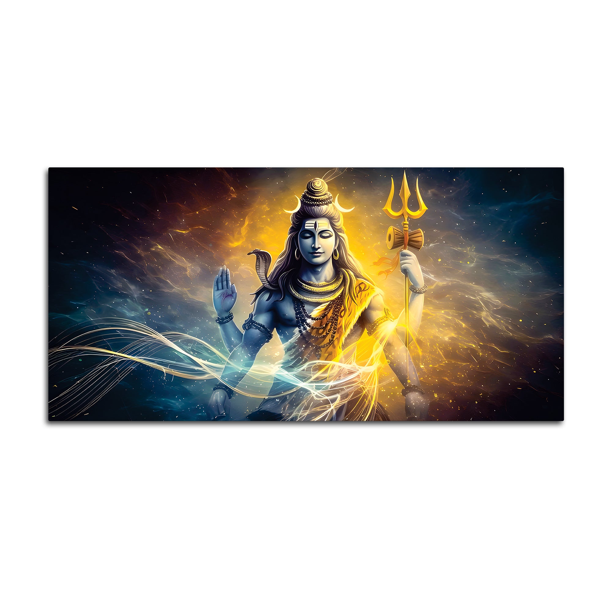 Divine Mahadev Wall Painting for Spiritual Home Styling