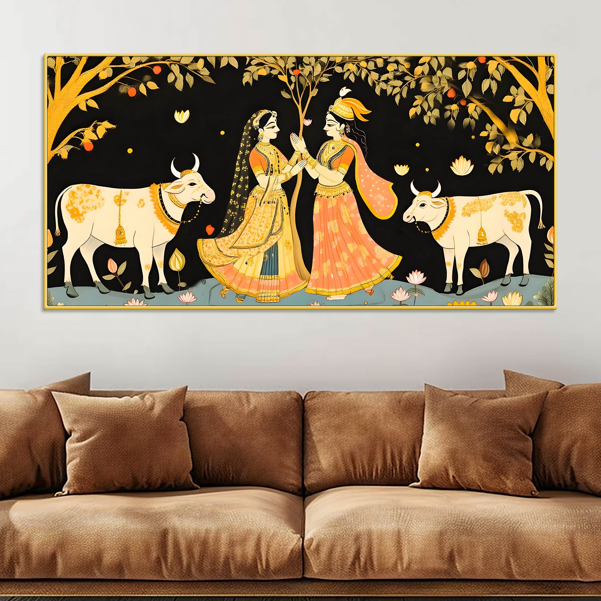 divine-radha-krishna-pichwai-style-canvas-painting-spiritual-indian-home-decor