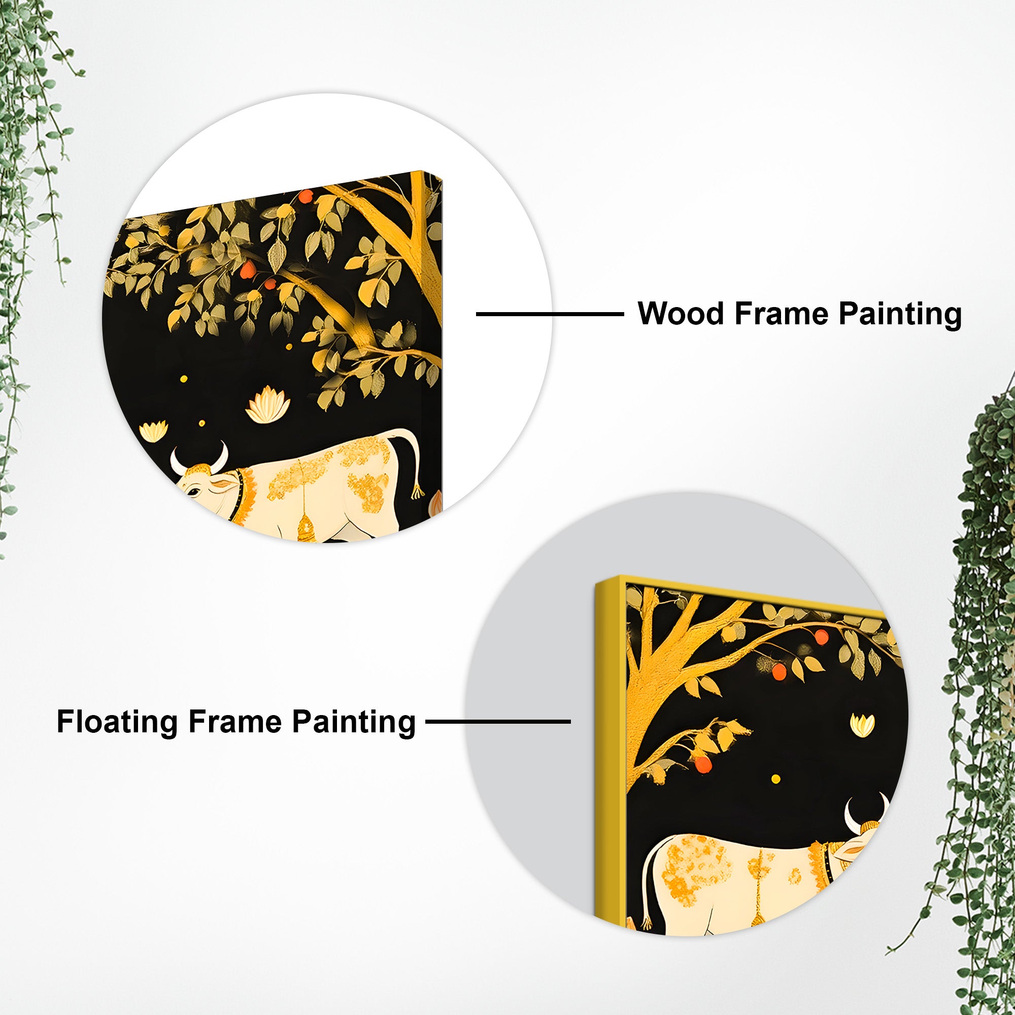 Divine Radha Krishna Pichwai Style Canvas Painting | Spiritual Indian Home Decor