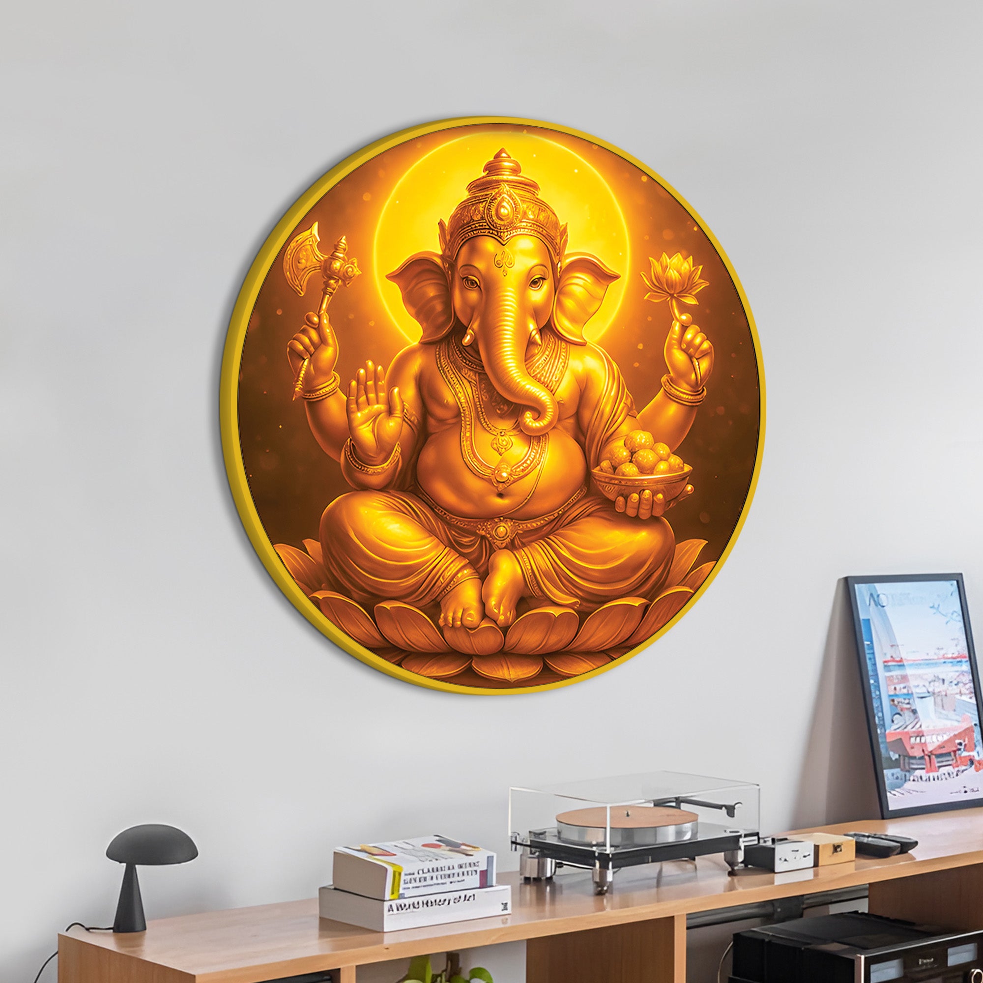 Dynamic Ganpati Bappa Painting