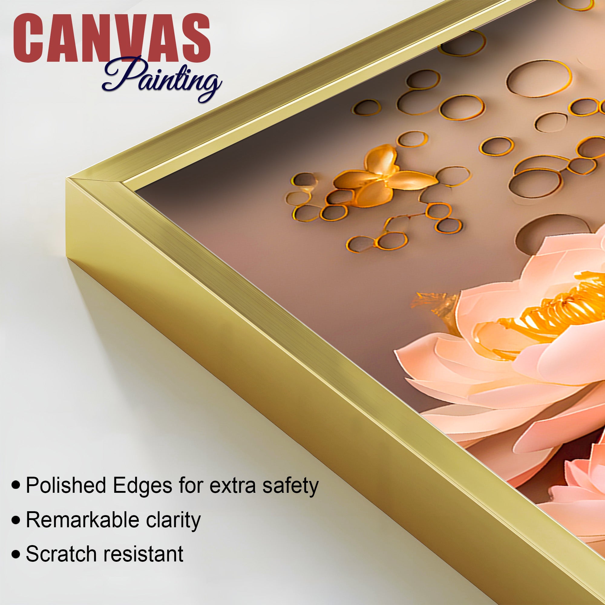 Elegant Buddha Canvas Painting for Home Wall Décor