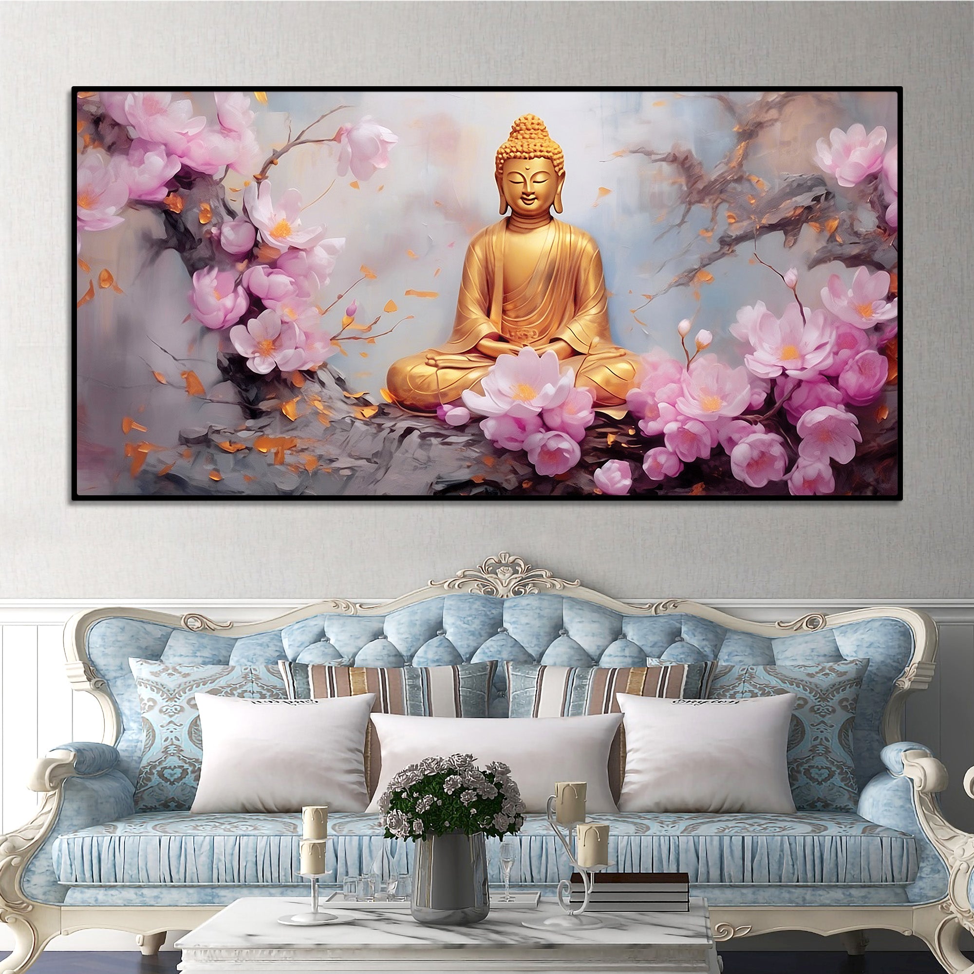 elegant-buddha-painting-for-stylish-home-decoration