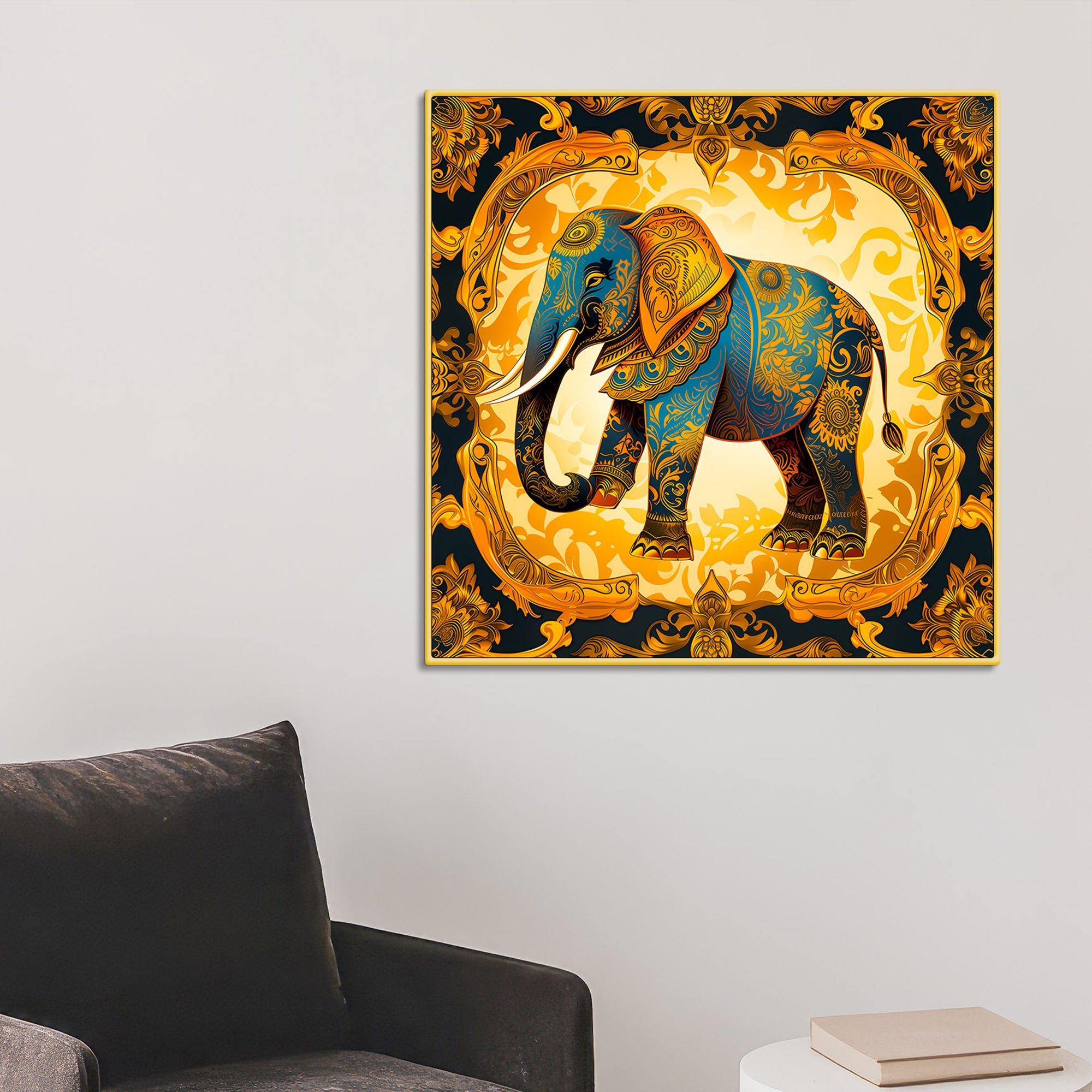 elegant-elephant-painting-for-living-room-wall-decor