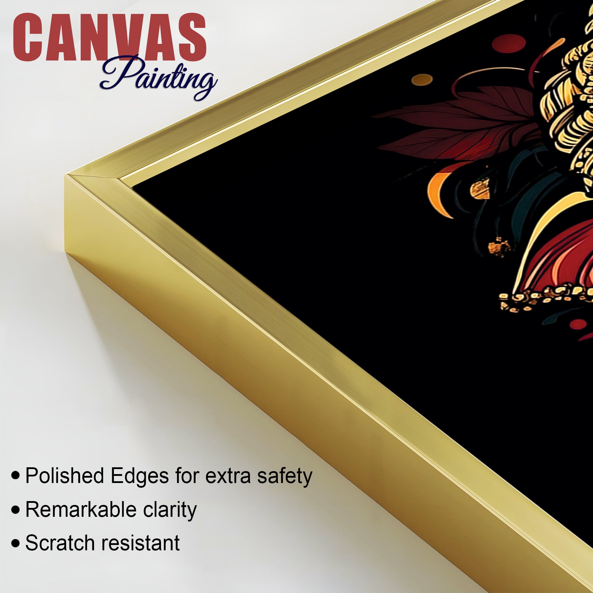 Elegant Ganesha Wall Painting