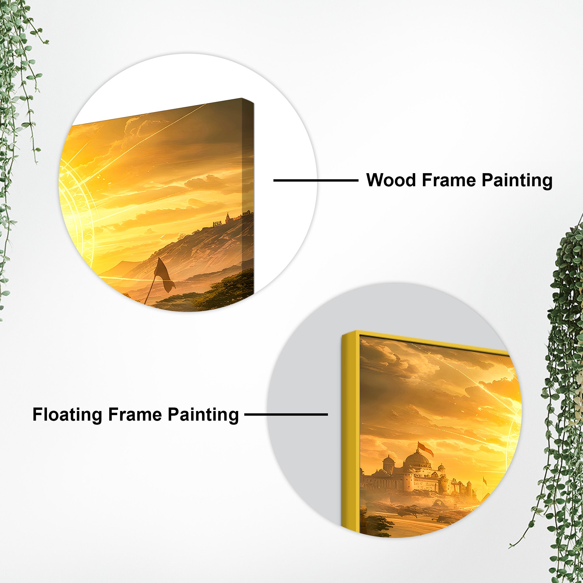 Elegant Indian Royal Warrior Shivaji Maharaj Canvas Painting