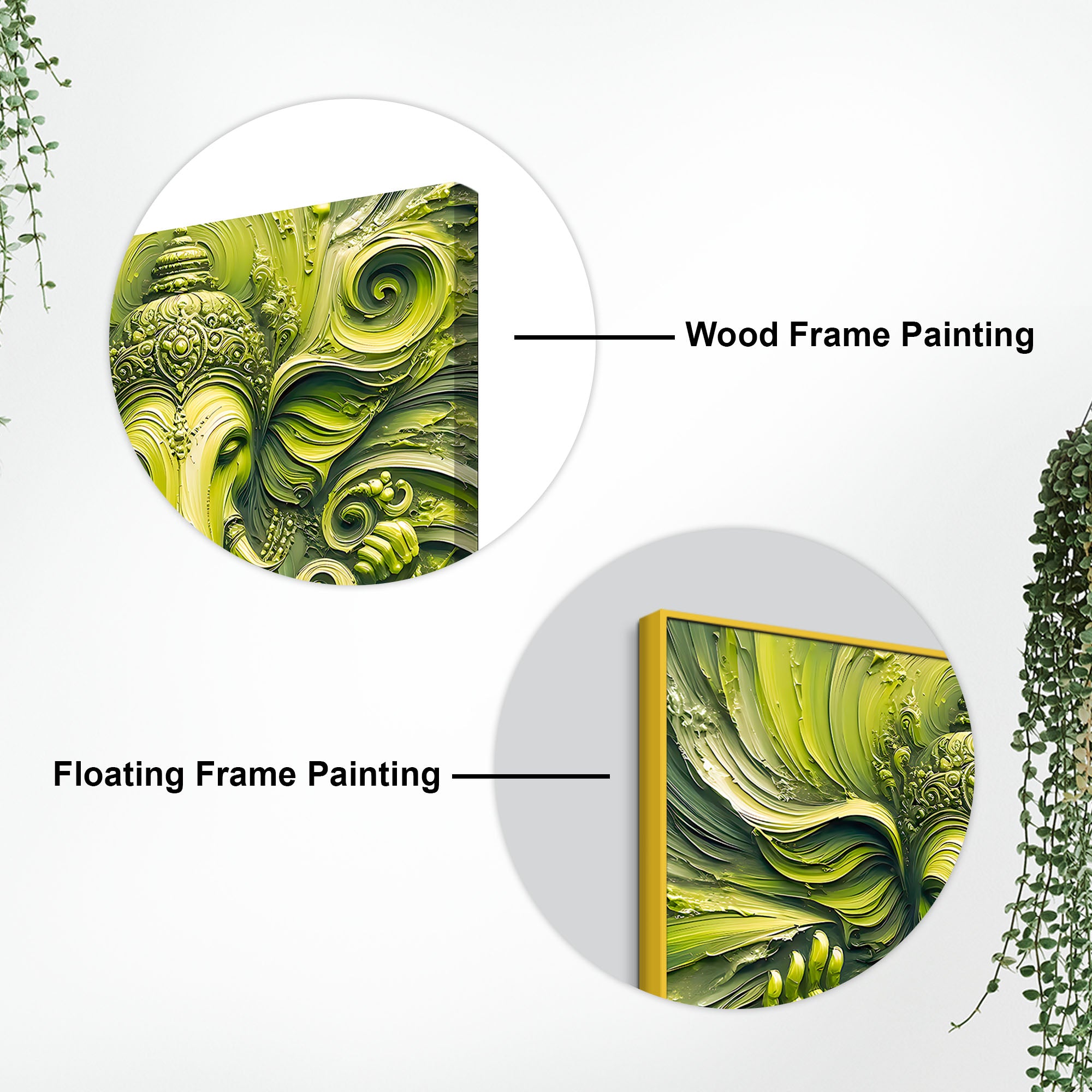 Elegant Lord Ganesh Ji Painting