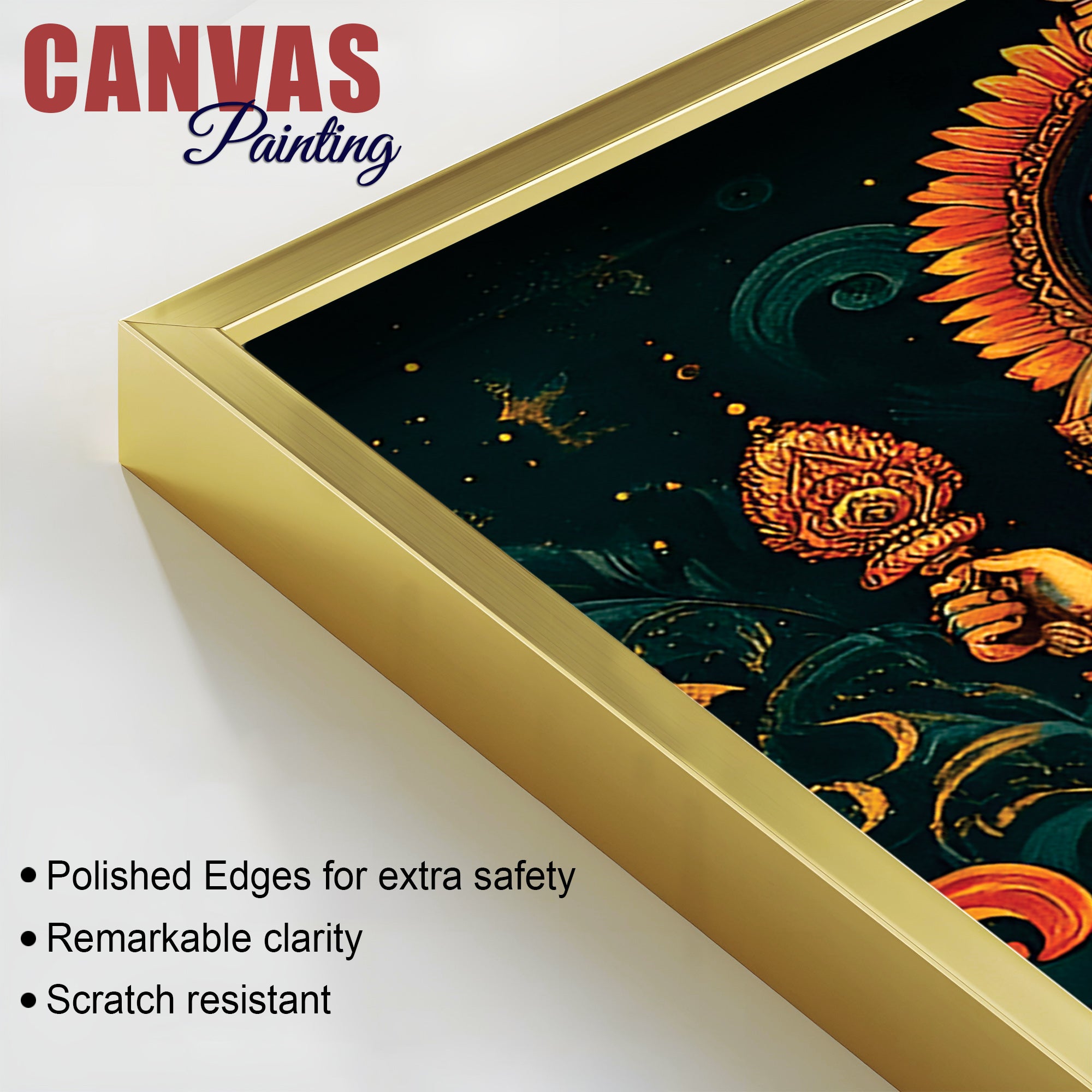 Elegant Lord Ganesha Wall Art Painting