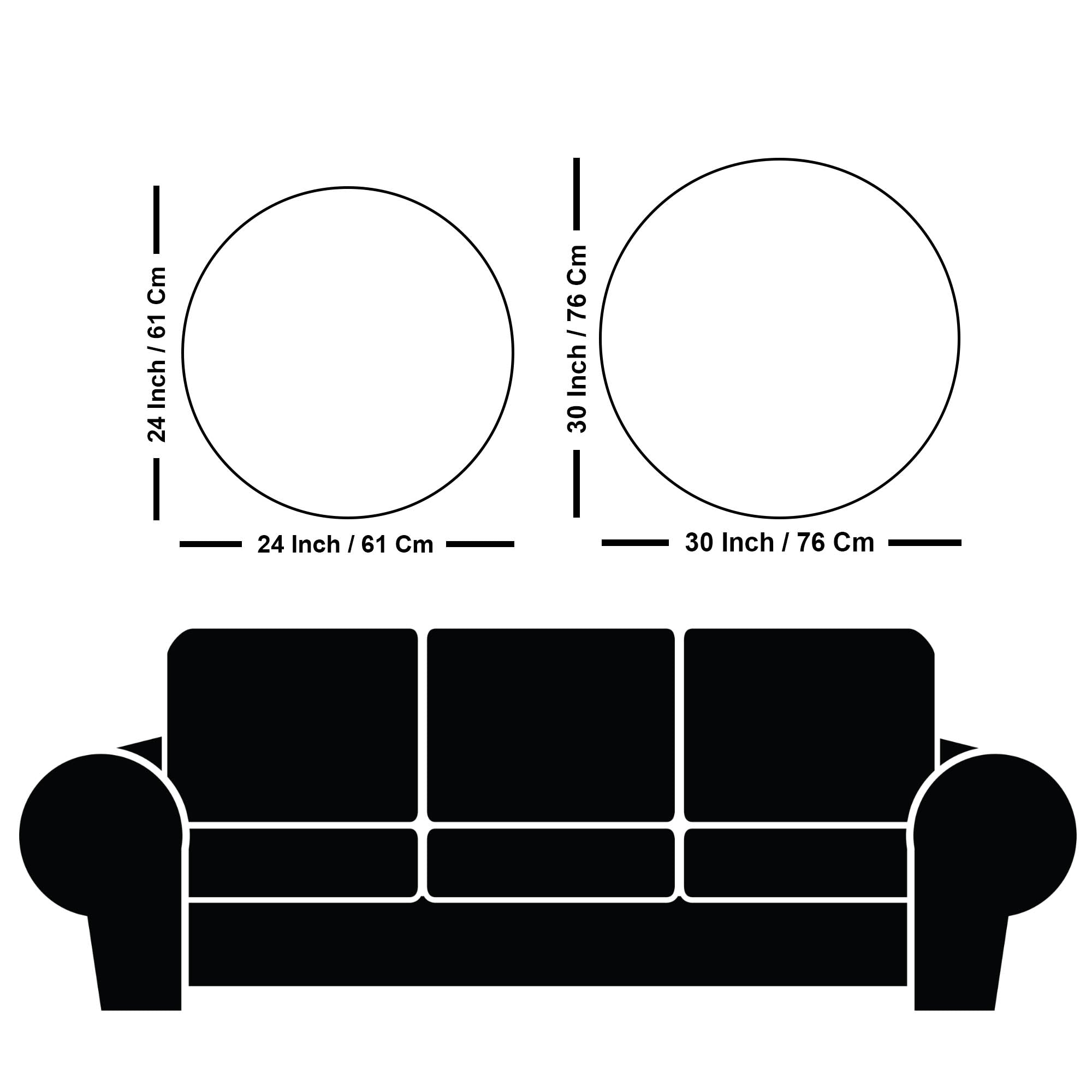 Elegant Lord Radha Krishna Round Wall Painting