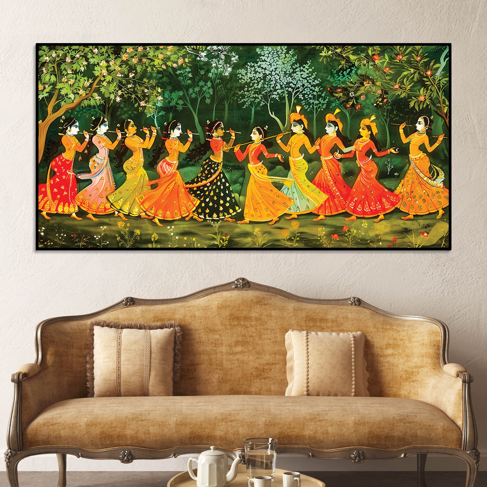 elegant-raslila-spiritual-canvas-painting-for-wall-decor