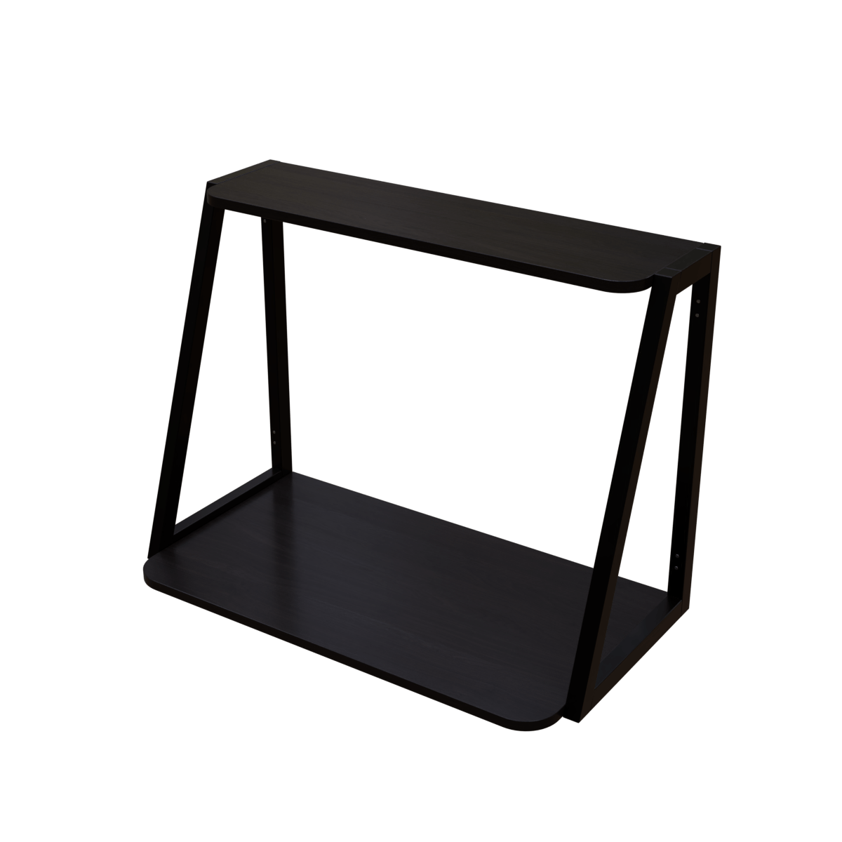 Elegant Wooden Wall Mounted Desk for Books & Display Decor