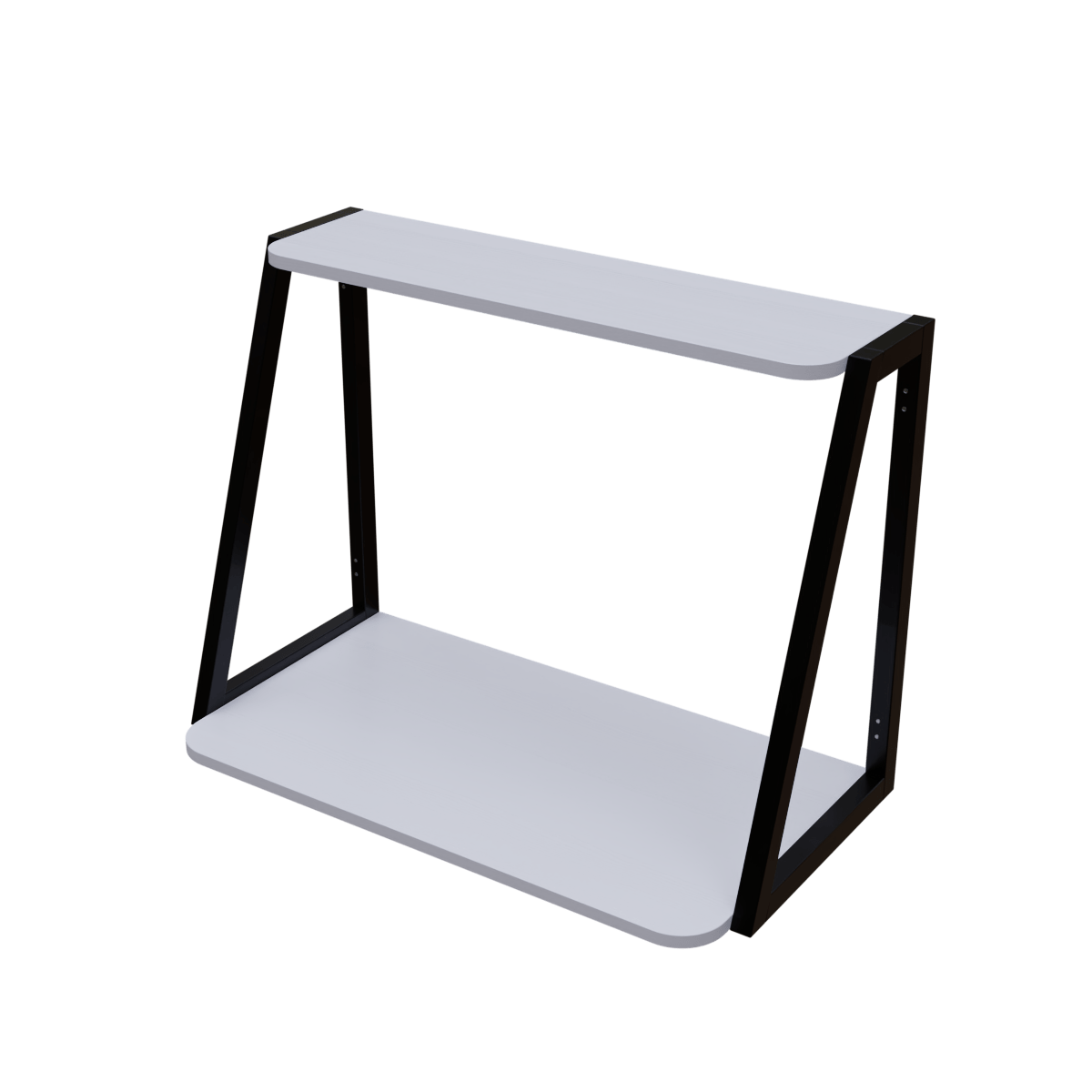 Elegant Wooden Wall Mounted Desk for Books & Display Decor