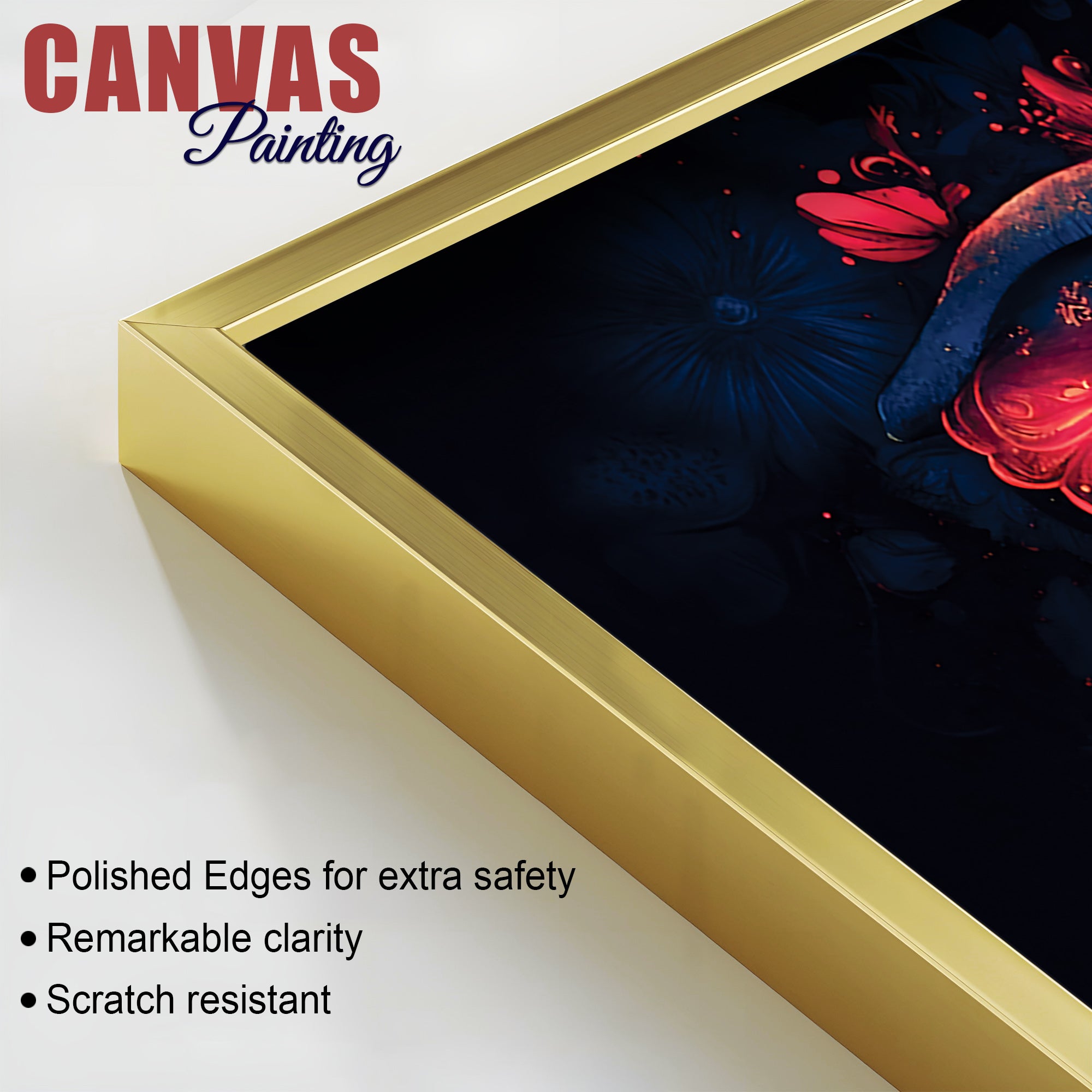 Eternal Lord Shri Ganesha Stylish Canvas Wall Painting for Home & Office Decor