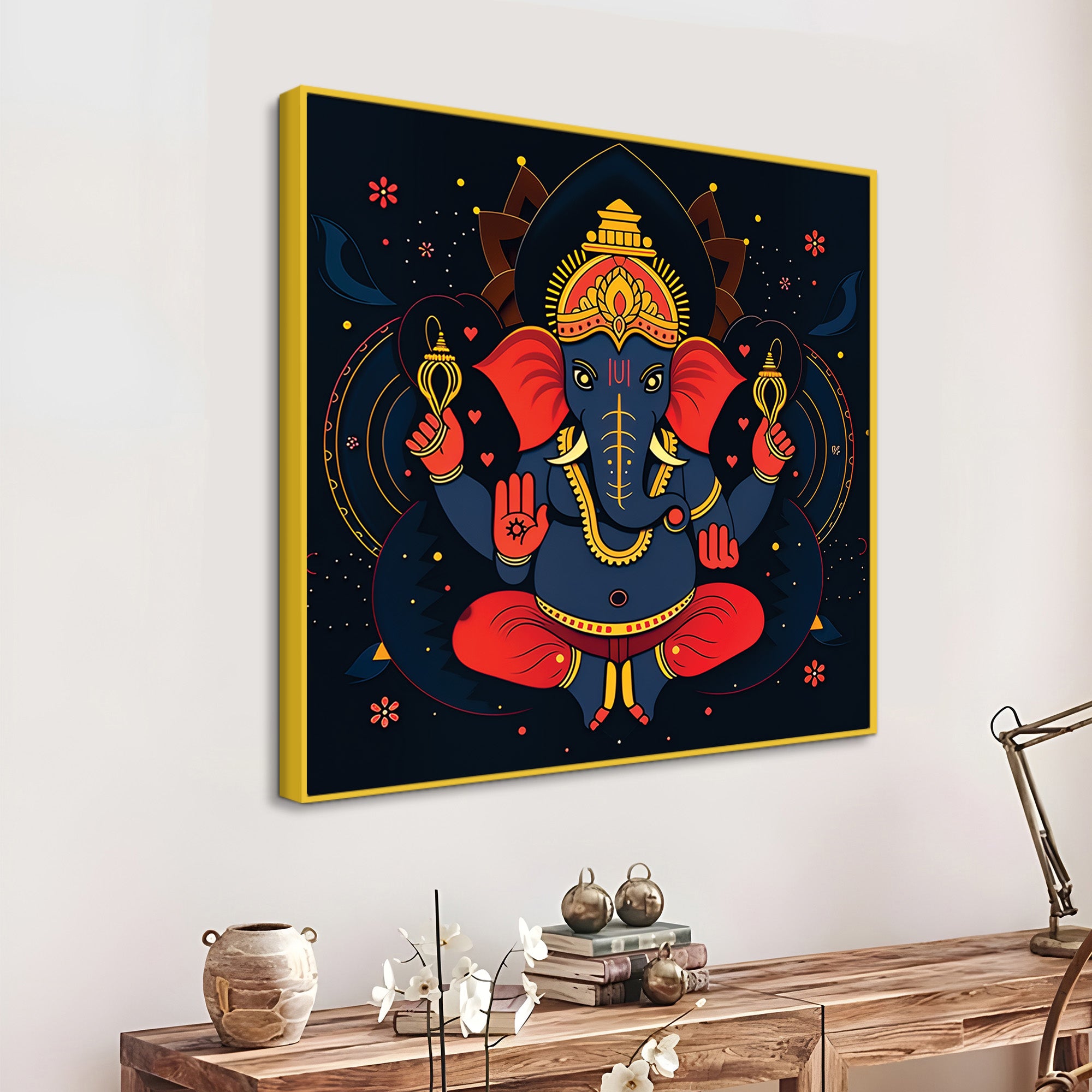 Ganesh Ji Canvas Painting