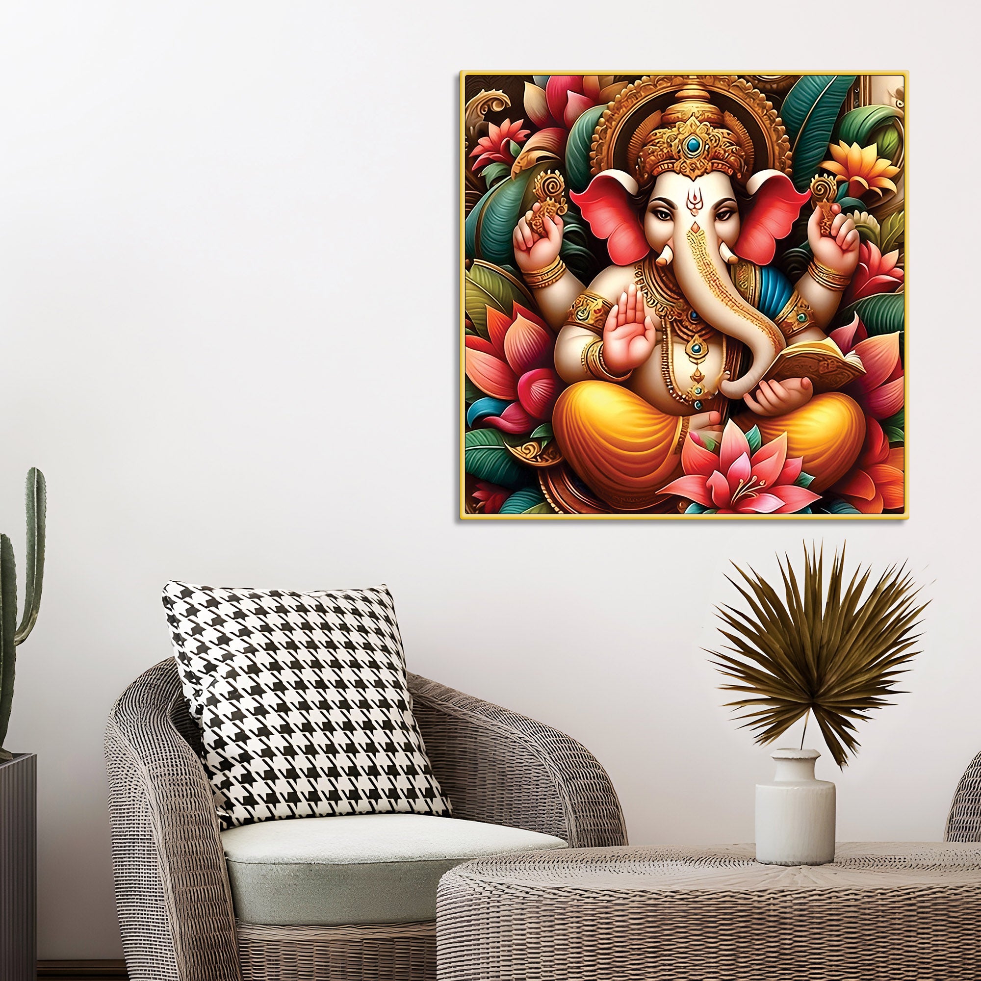 Ganesh Ji Canvas Wall Art Painting