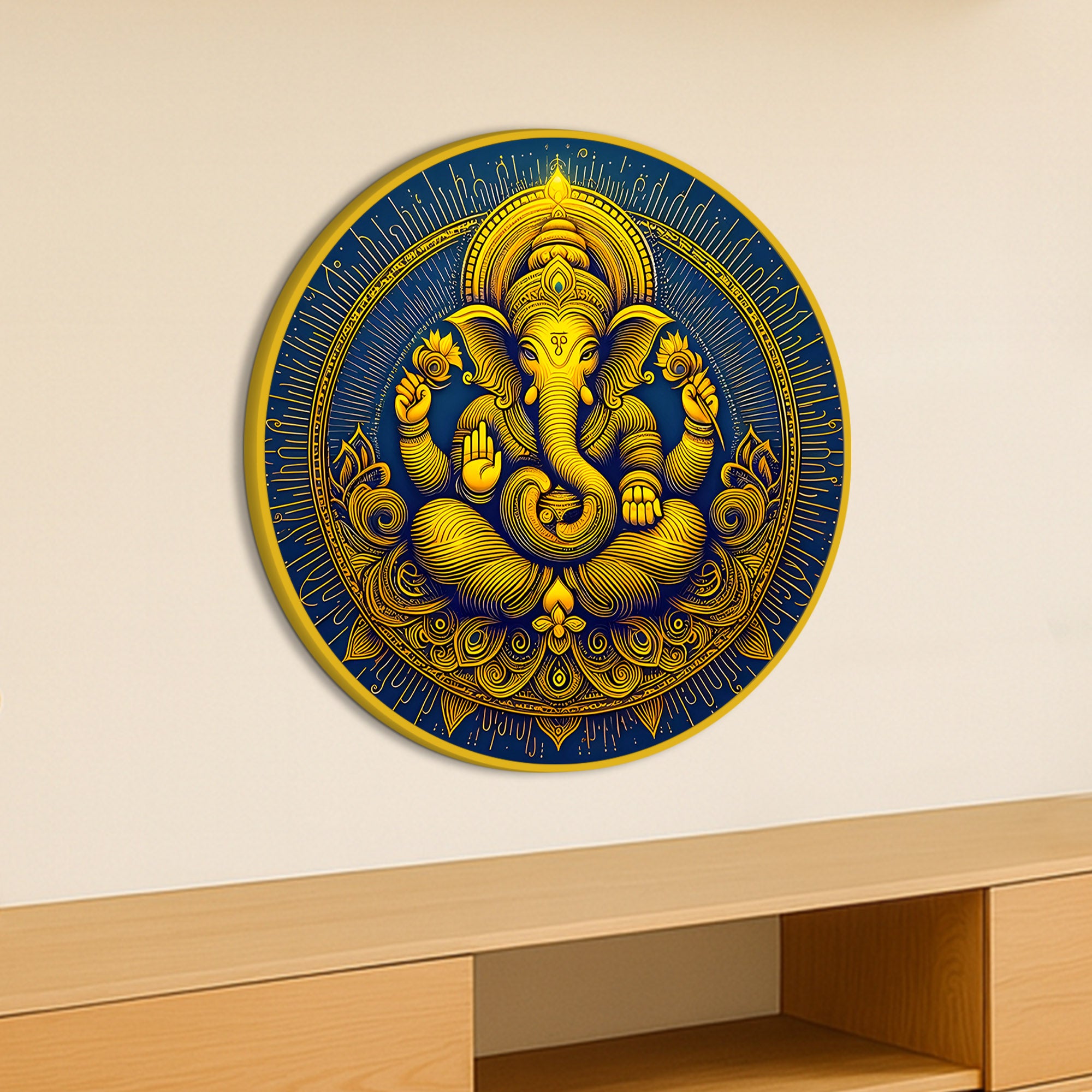 Ganesh Ji Home Décor Painting