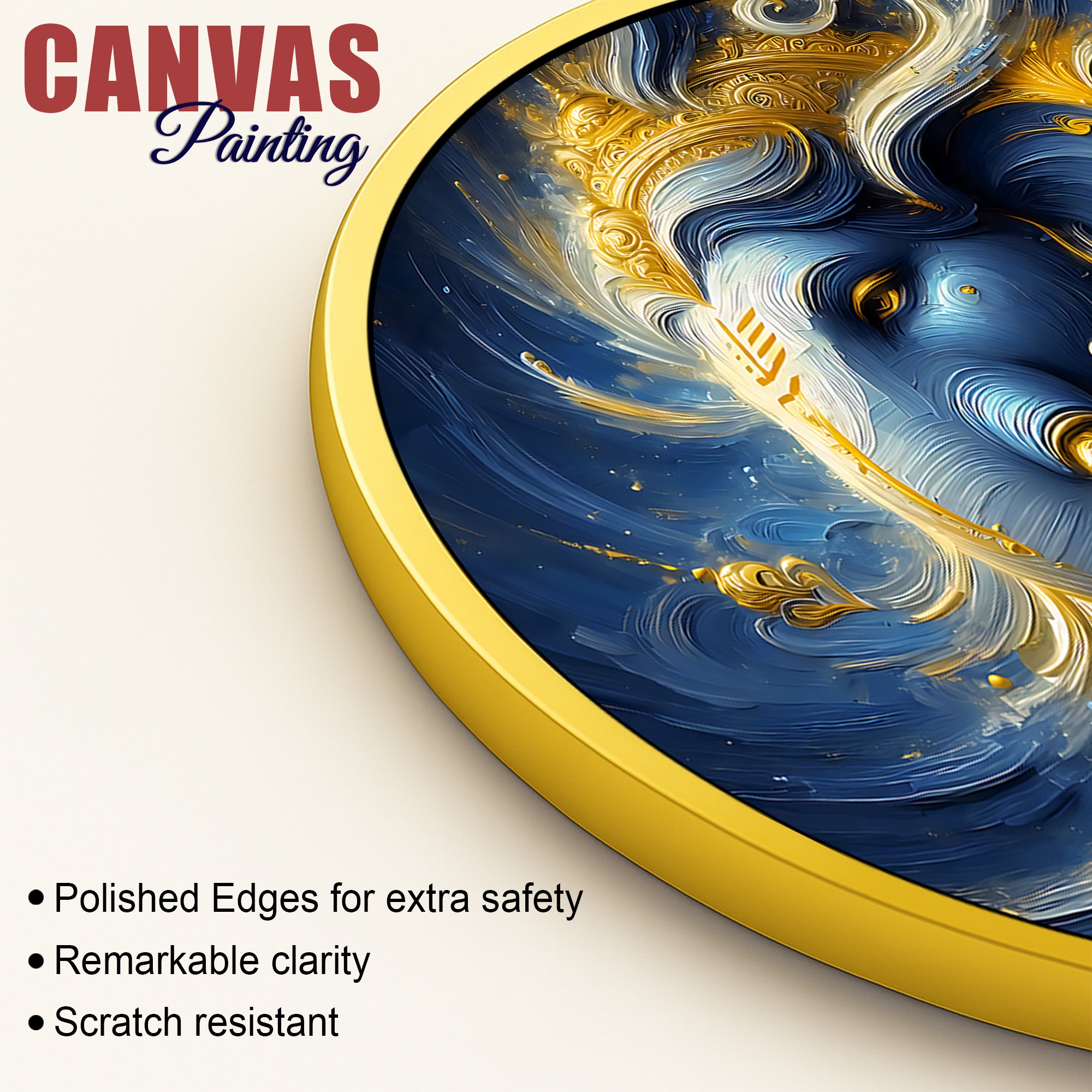 Ganesh Ji Premium Canvas Painting