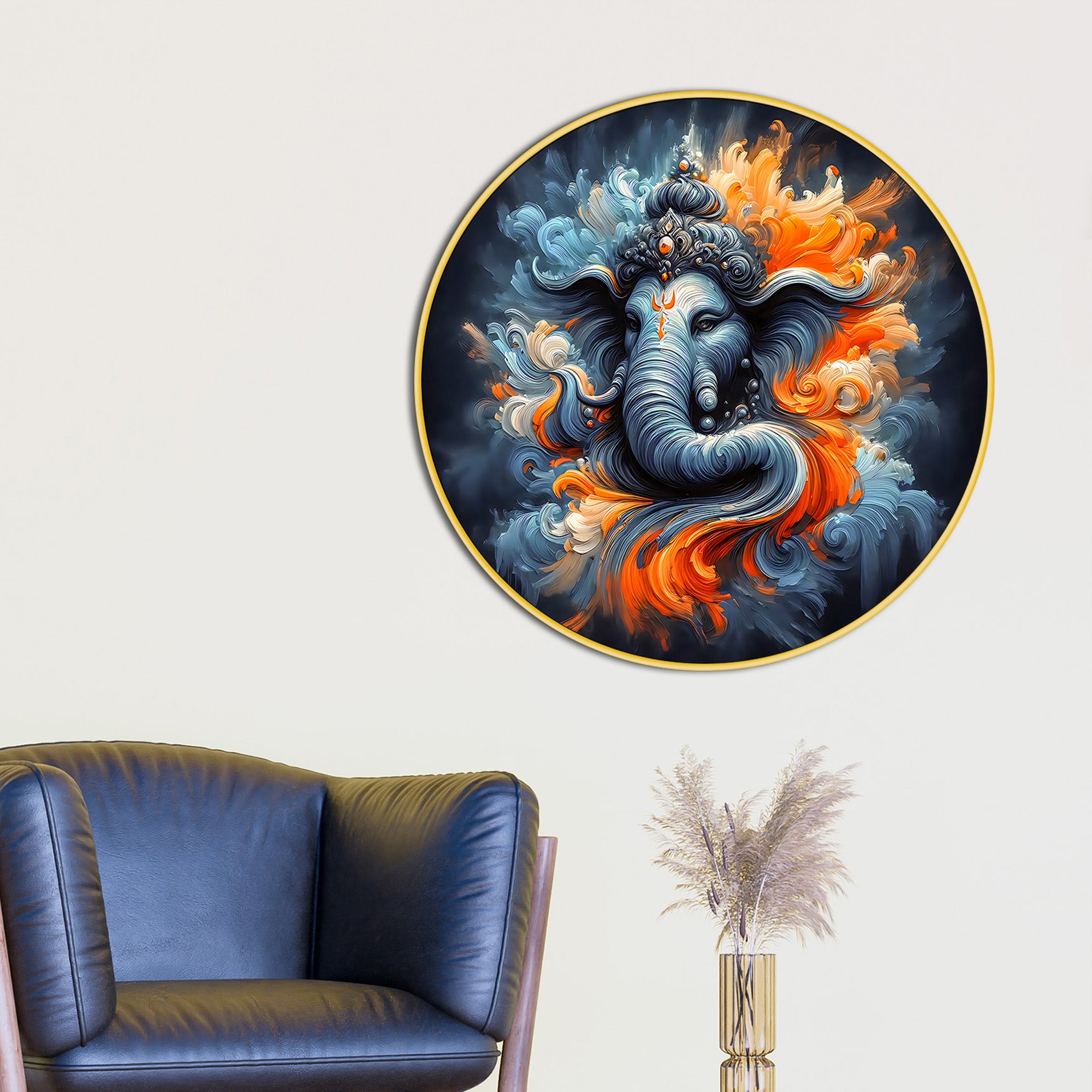 Ganesh Ji Premium Wall Painting