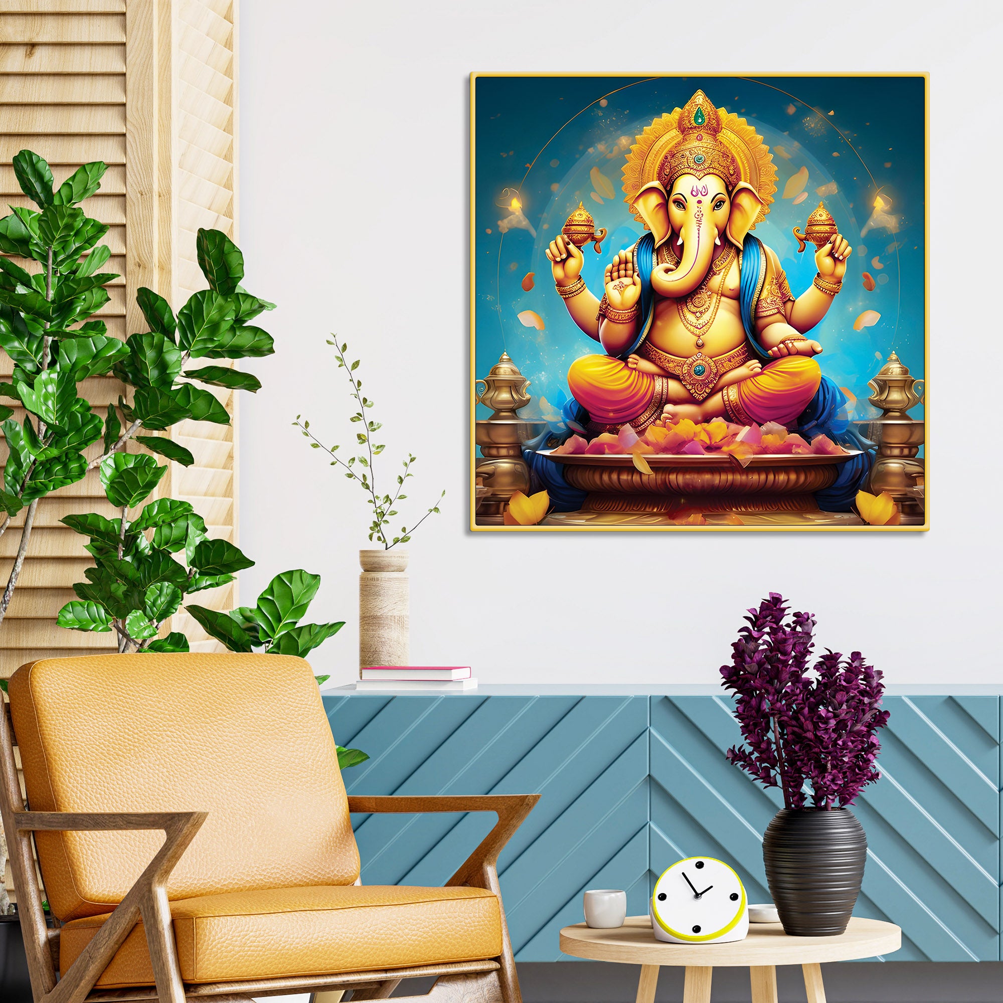 Ganesh Ji Wall Decor Painting for Peace & Prosperity