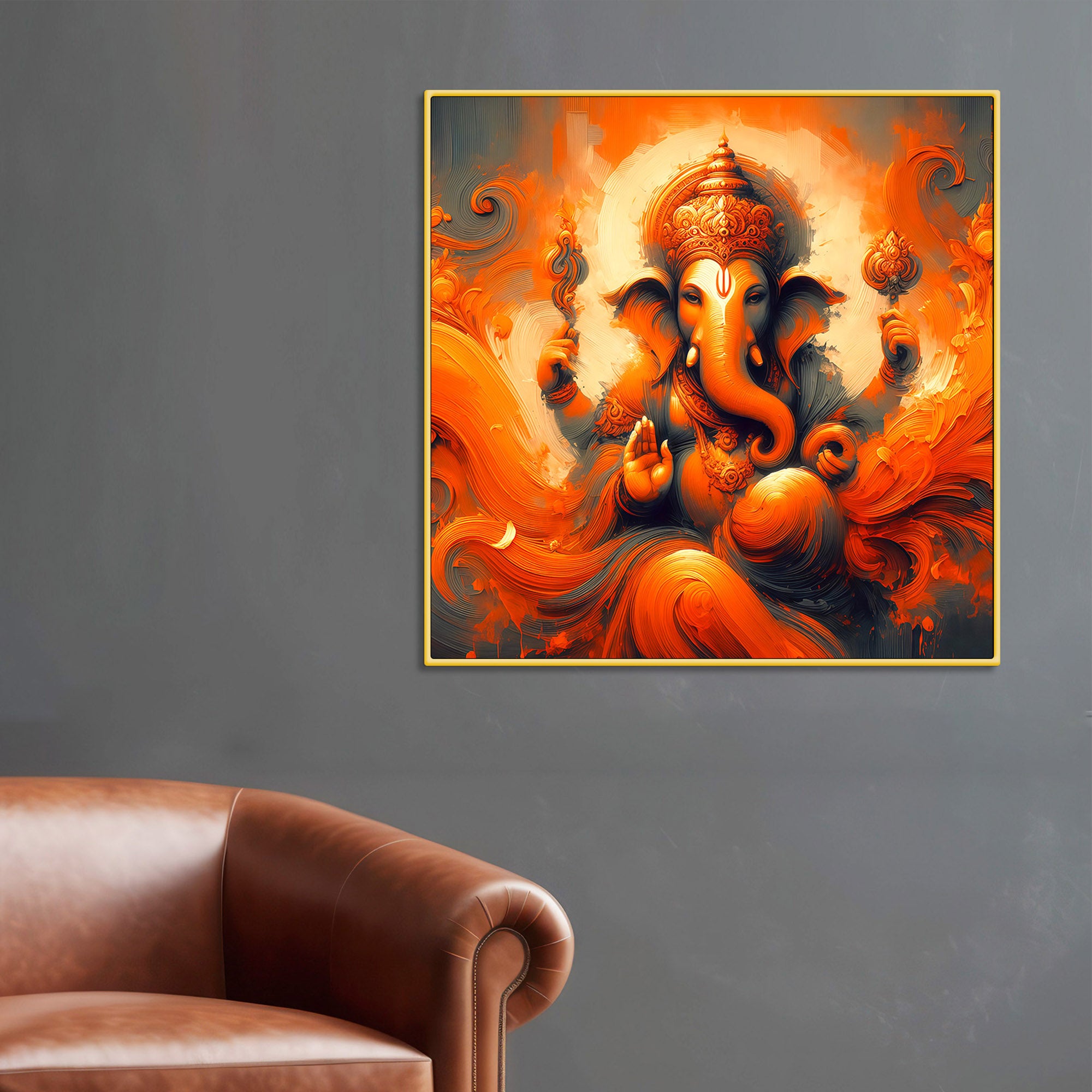 Ganesh Ji Wall Painting for Decoration