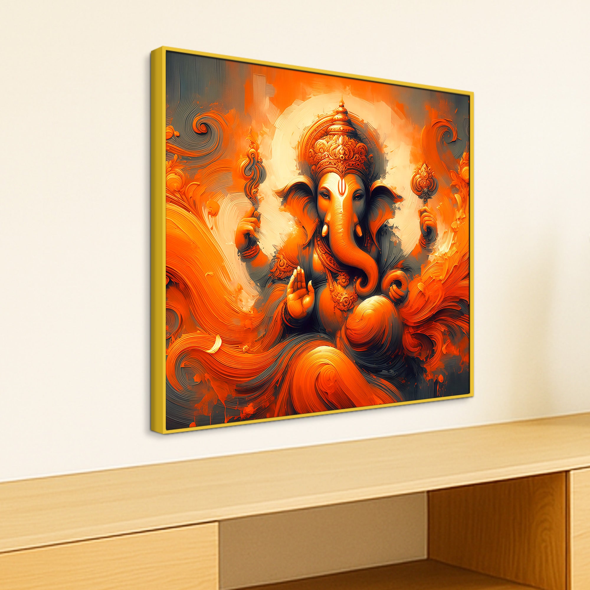 Ganesh Ji Wall Painting for Decoration