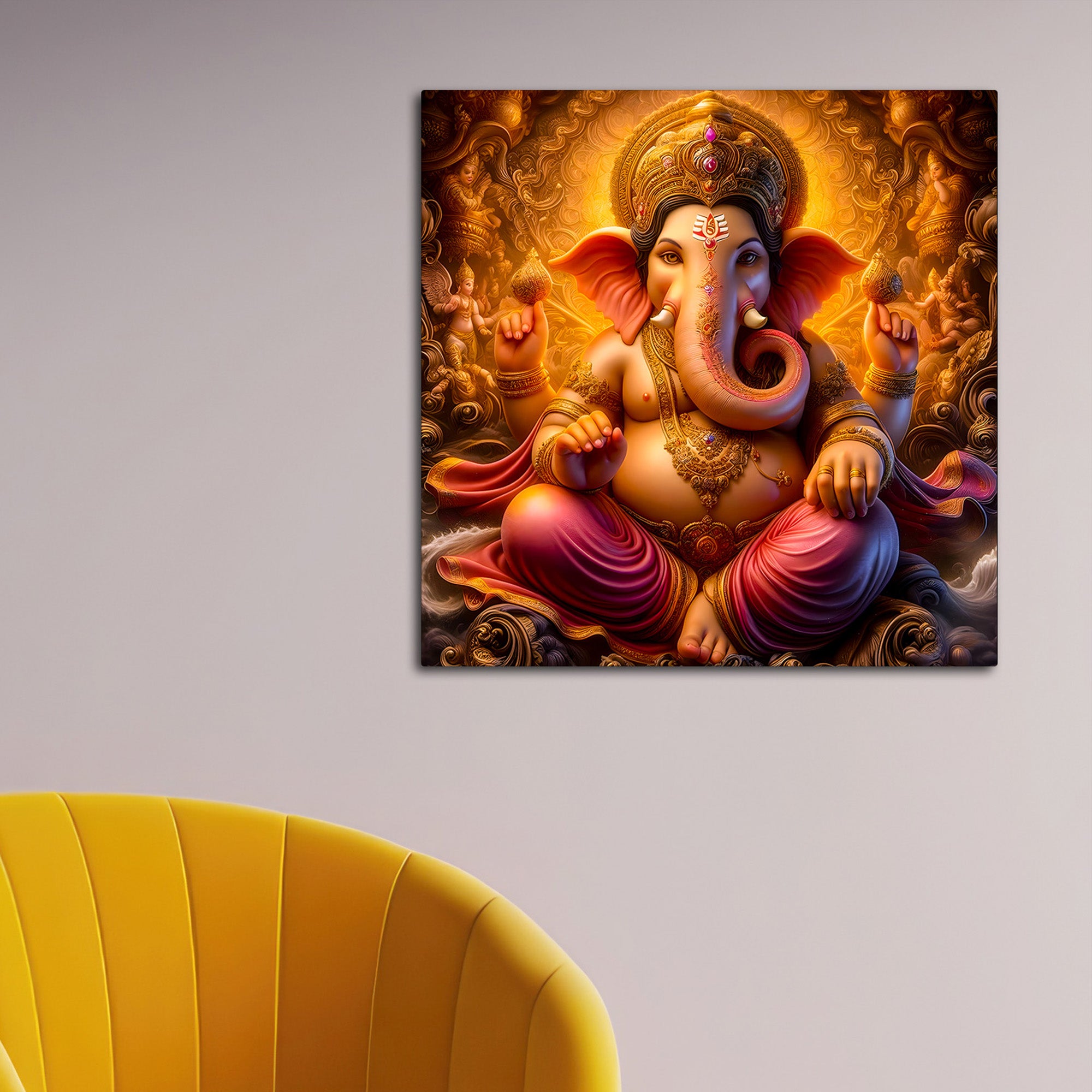 Ganesha Modern Art Painting