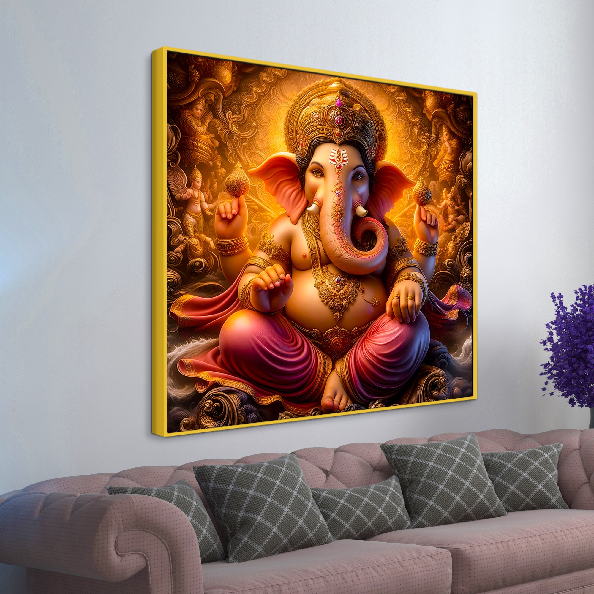 Ganesha Modern Art Painting