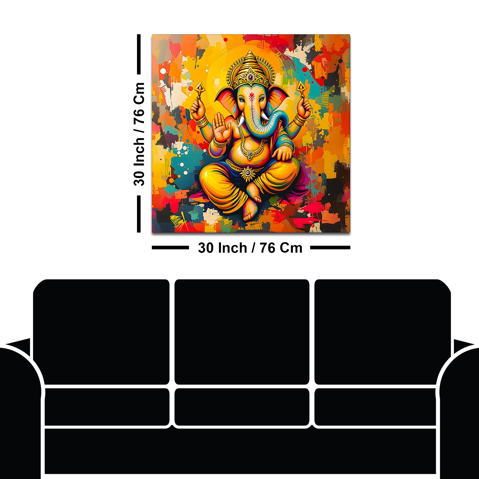 Ganesha Modern Painting for Home