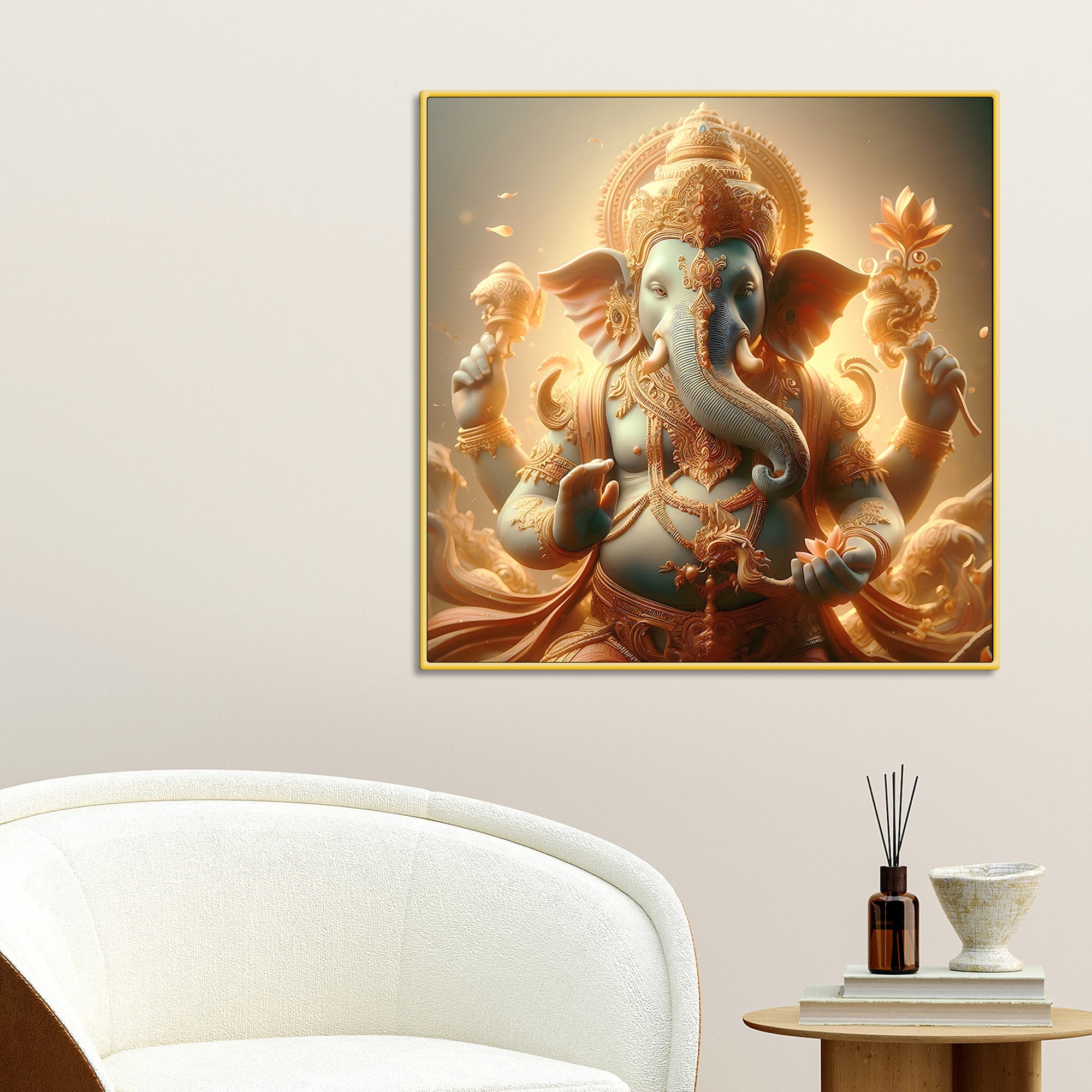 Ganesha Modern Wall Art Painting
