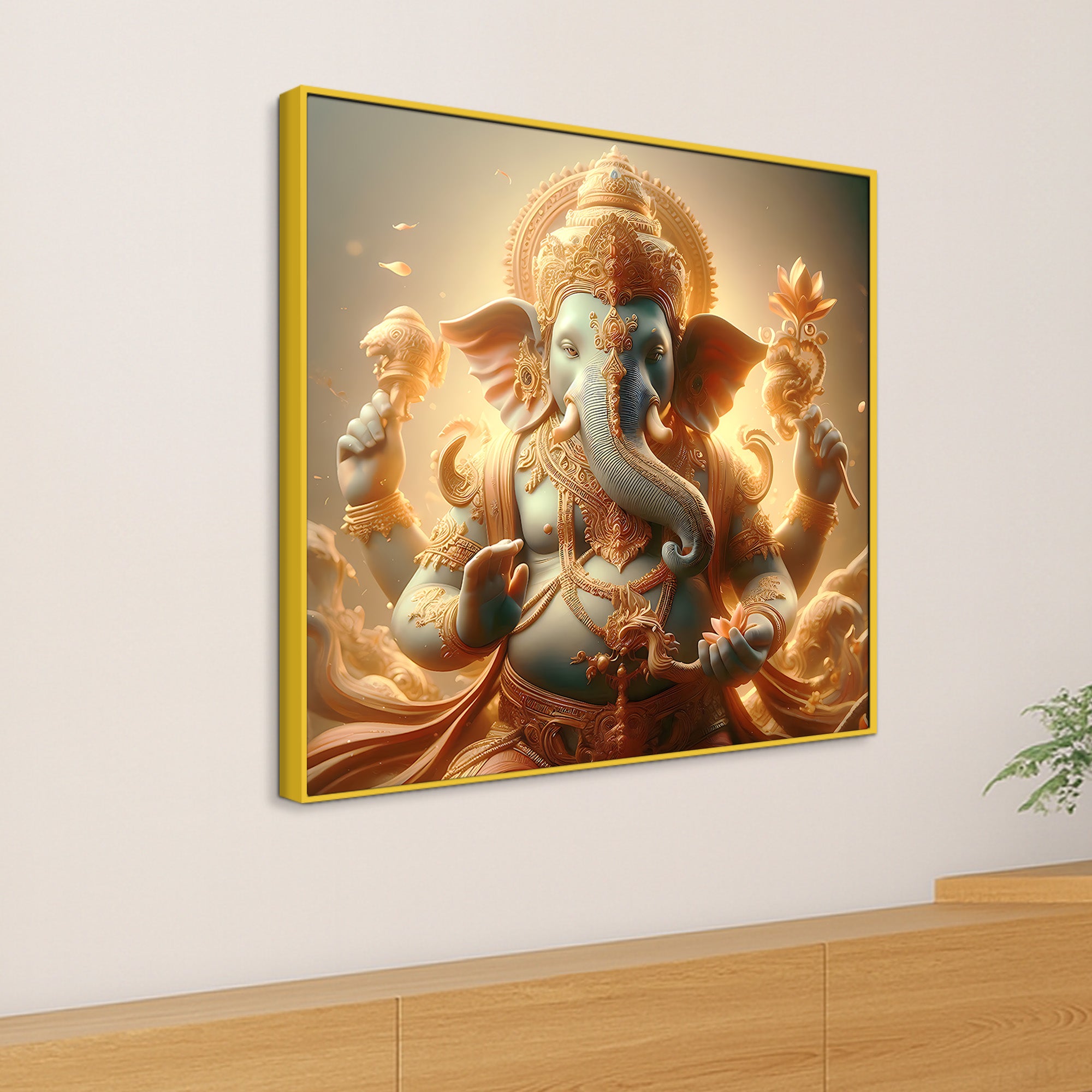 Ganesha Modern Wall Art Painting