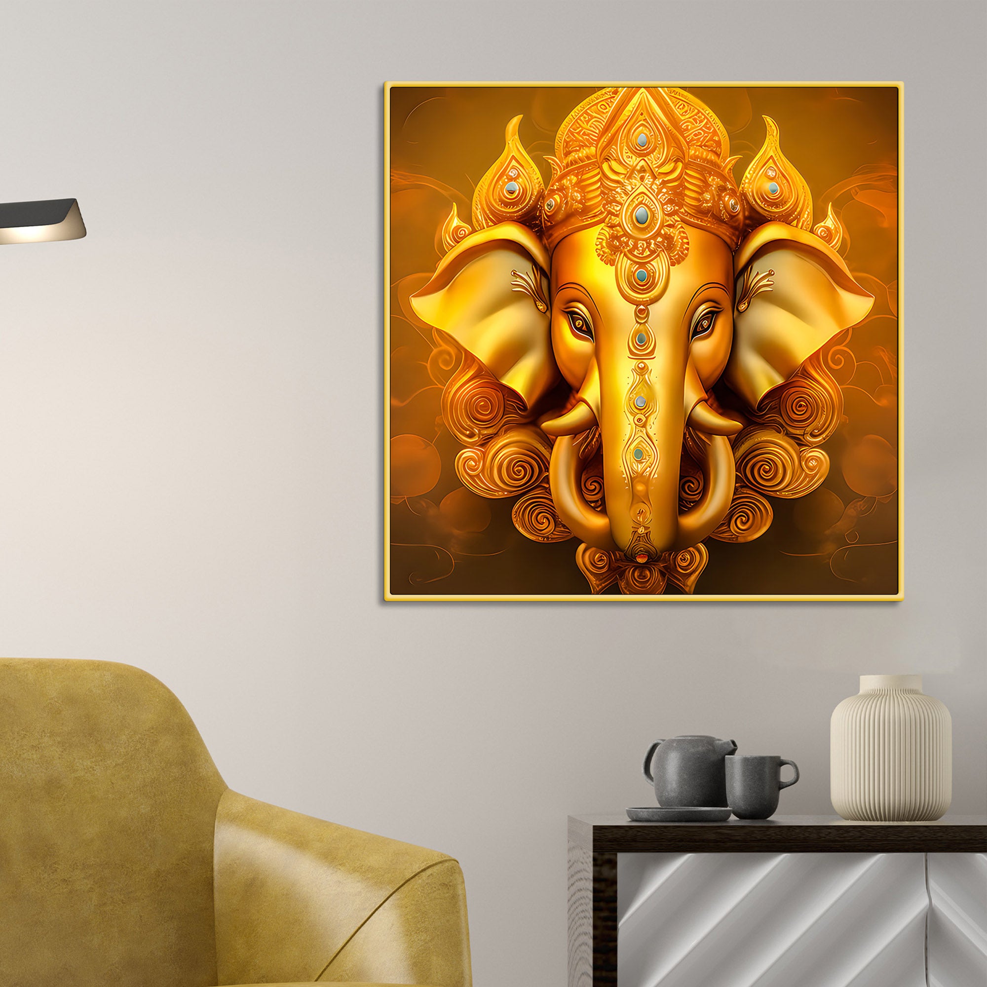 Ganesha Modern Wall Painting