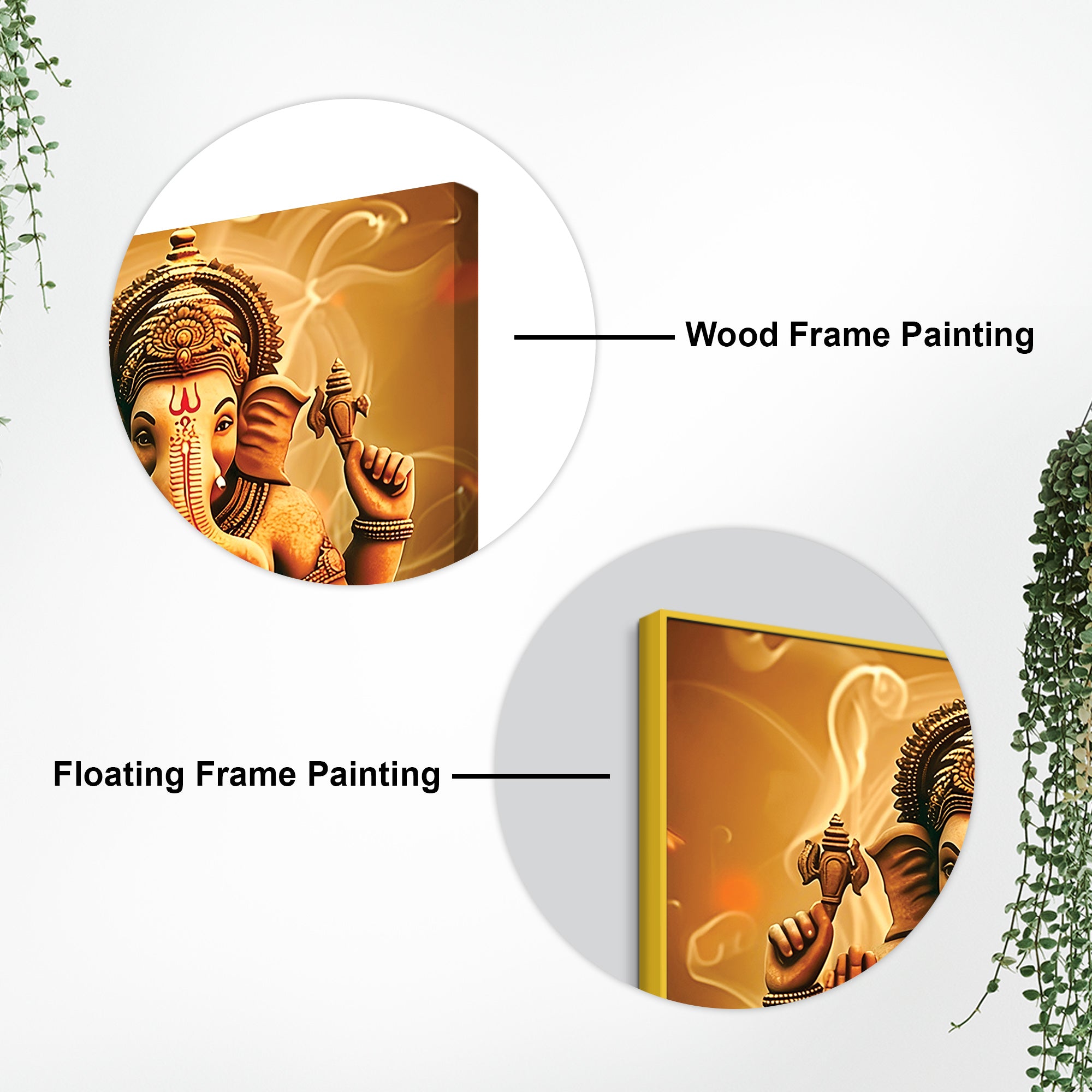 Ganesha Wall Art Canvas Painting