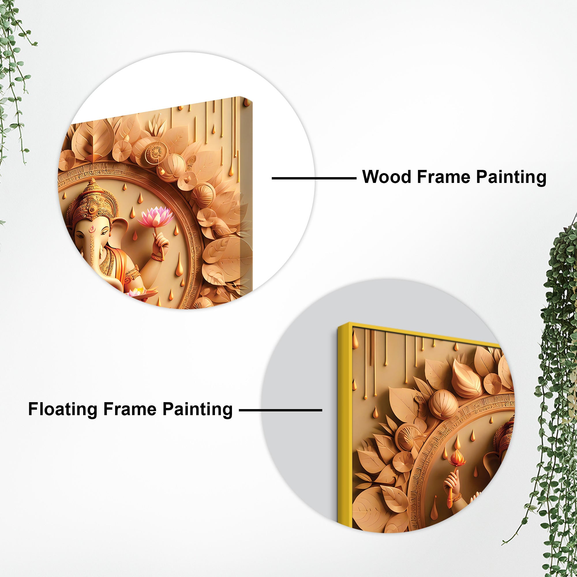 Ganesha Wall Painting for Modern Home Interiors