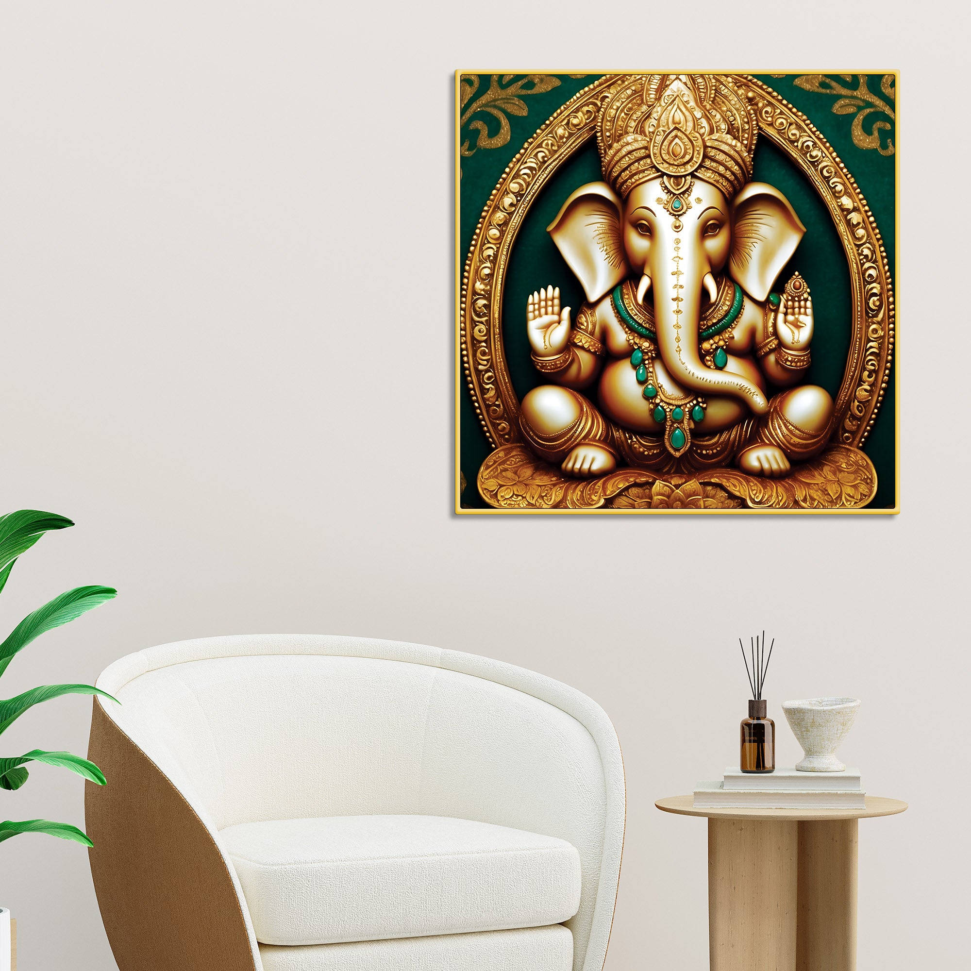 Ganpati Bappa Canvas Painting