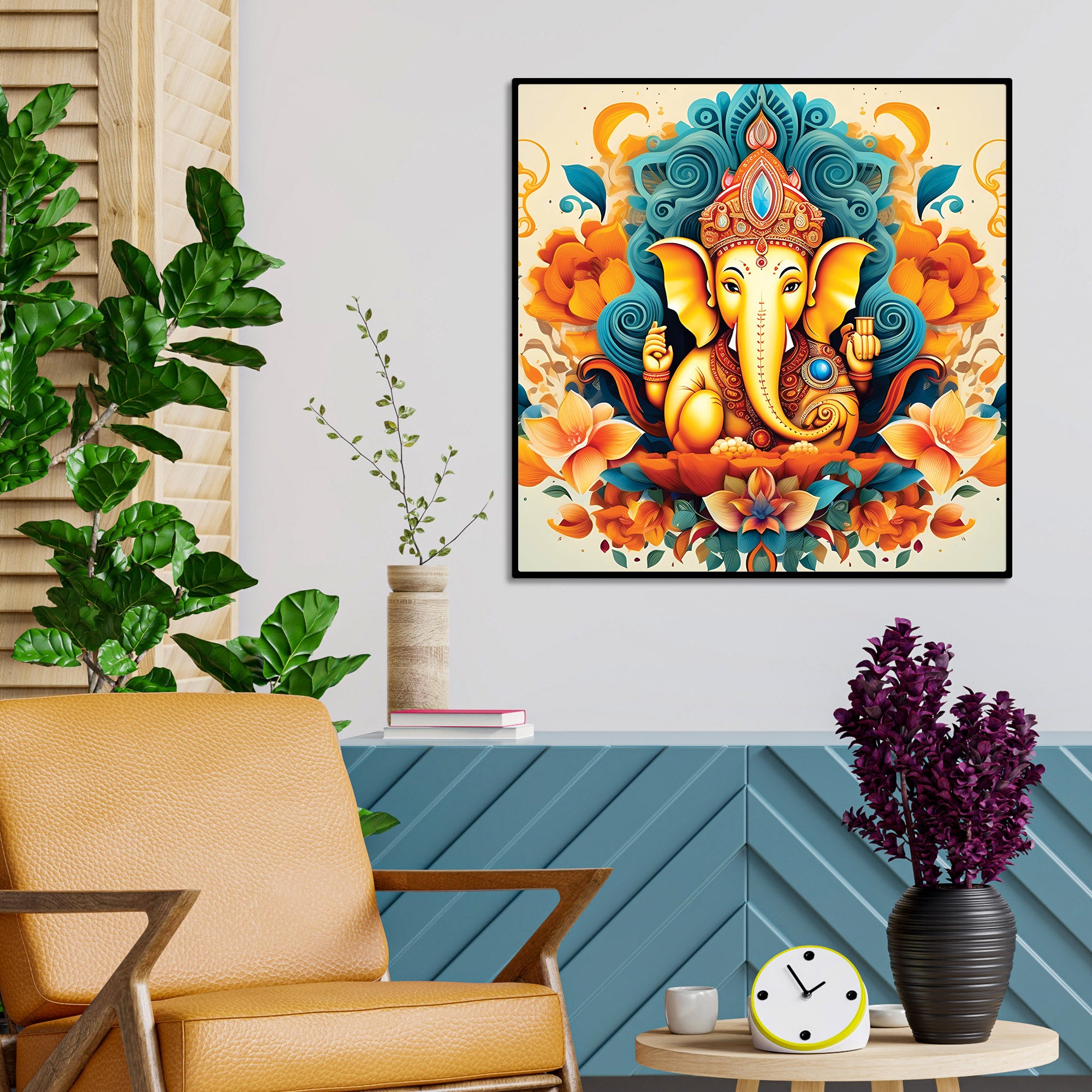 Ganpati Bappa Ji Canvas Painting