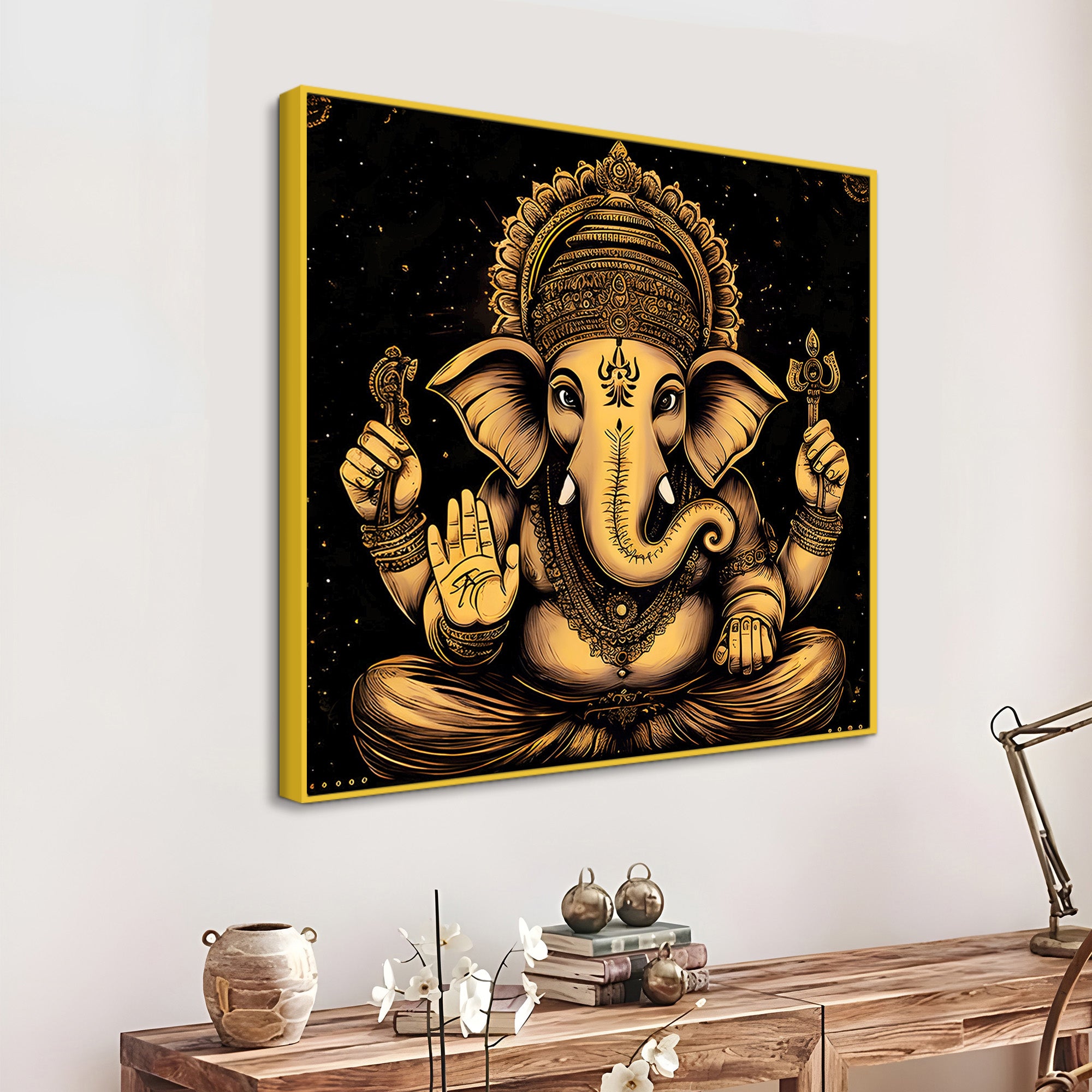 Ganpati Bappa Ji Wall Art Painting for Office & Home