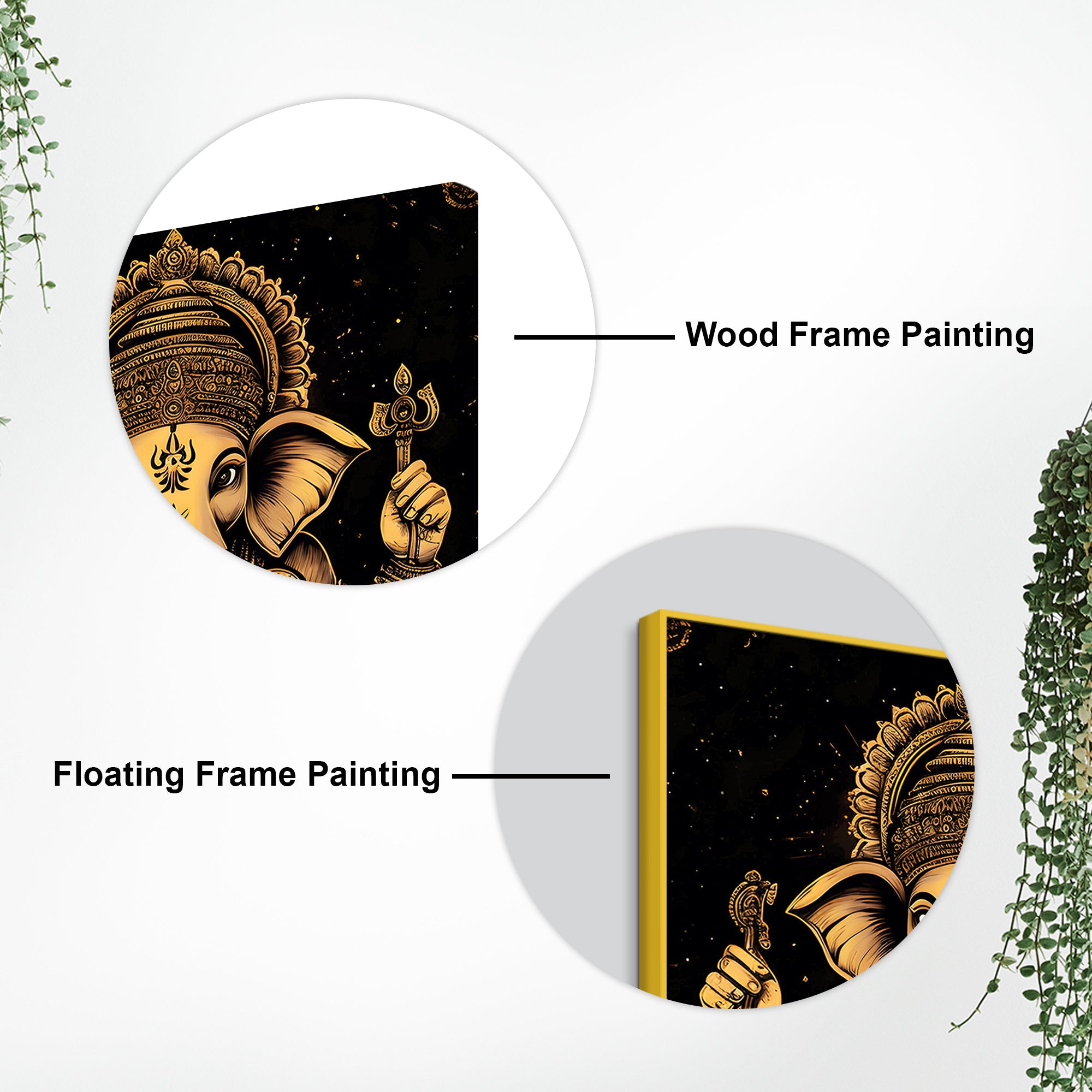 Ganpati Bappa Ji Wall Art Painting for Office & Home