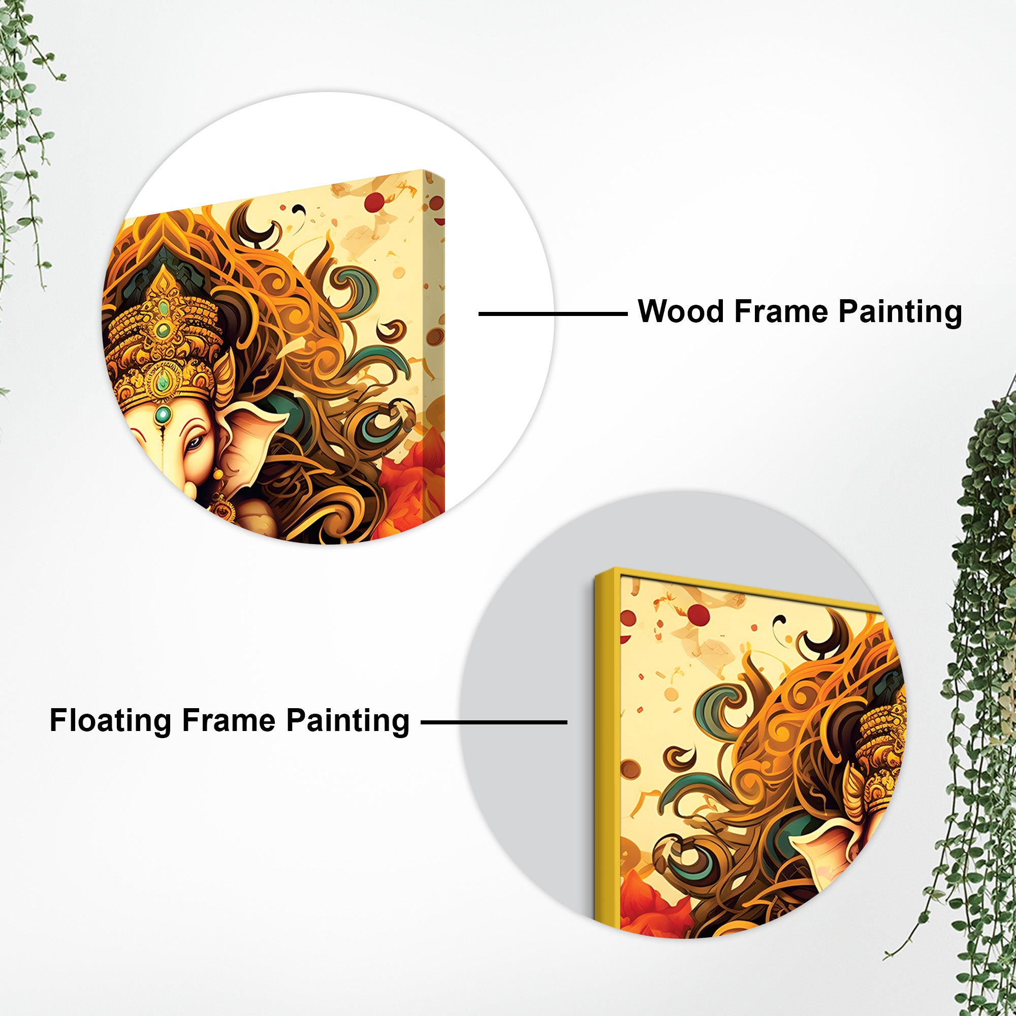 Ganpati Bappa Wall Art Canvas Painting