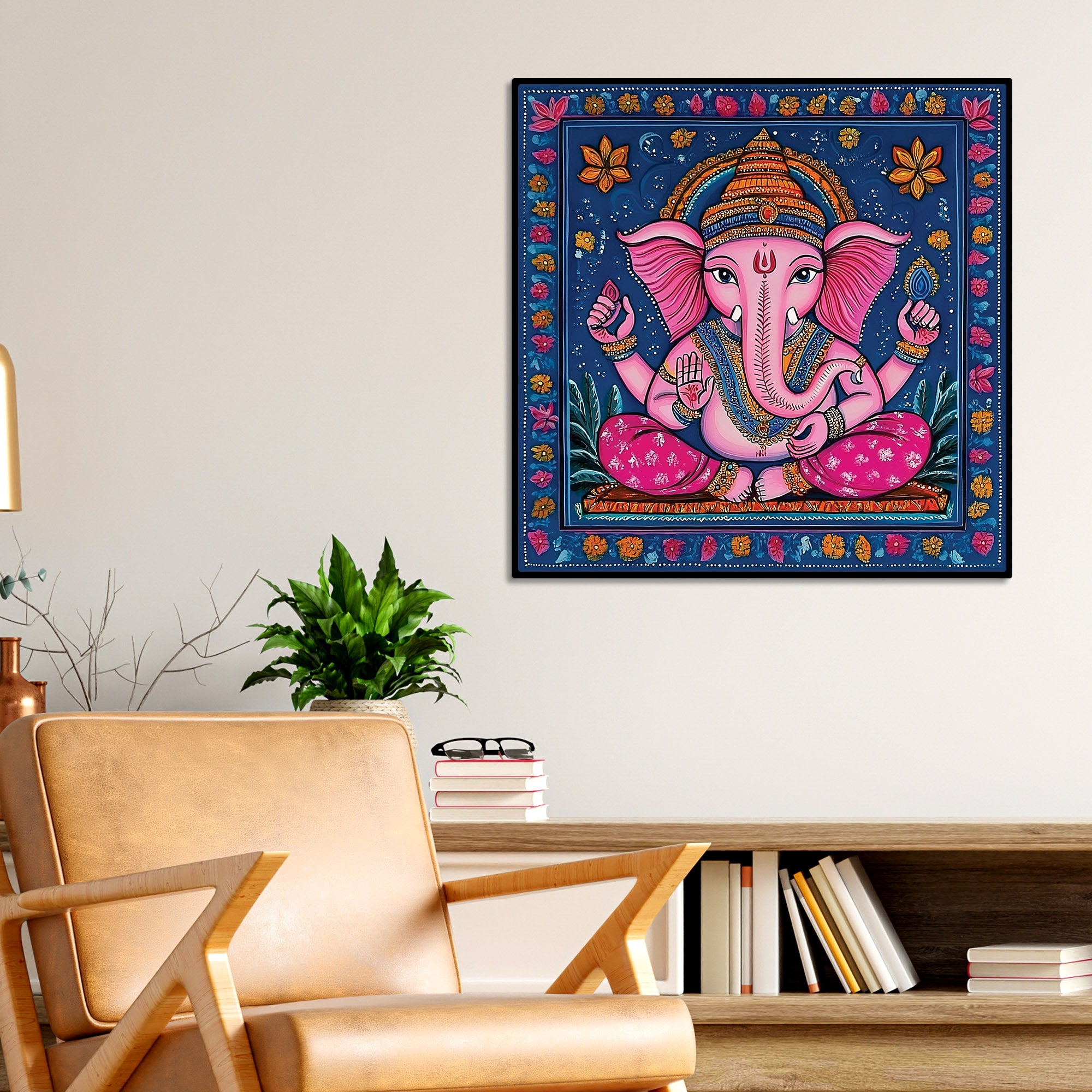 Ganpati Canvas Painting