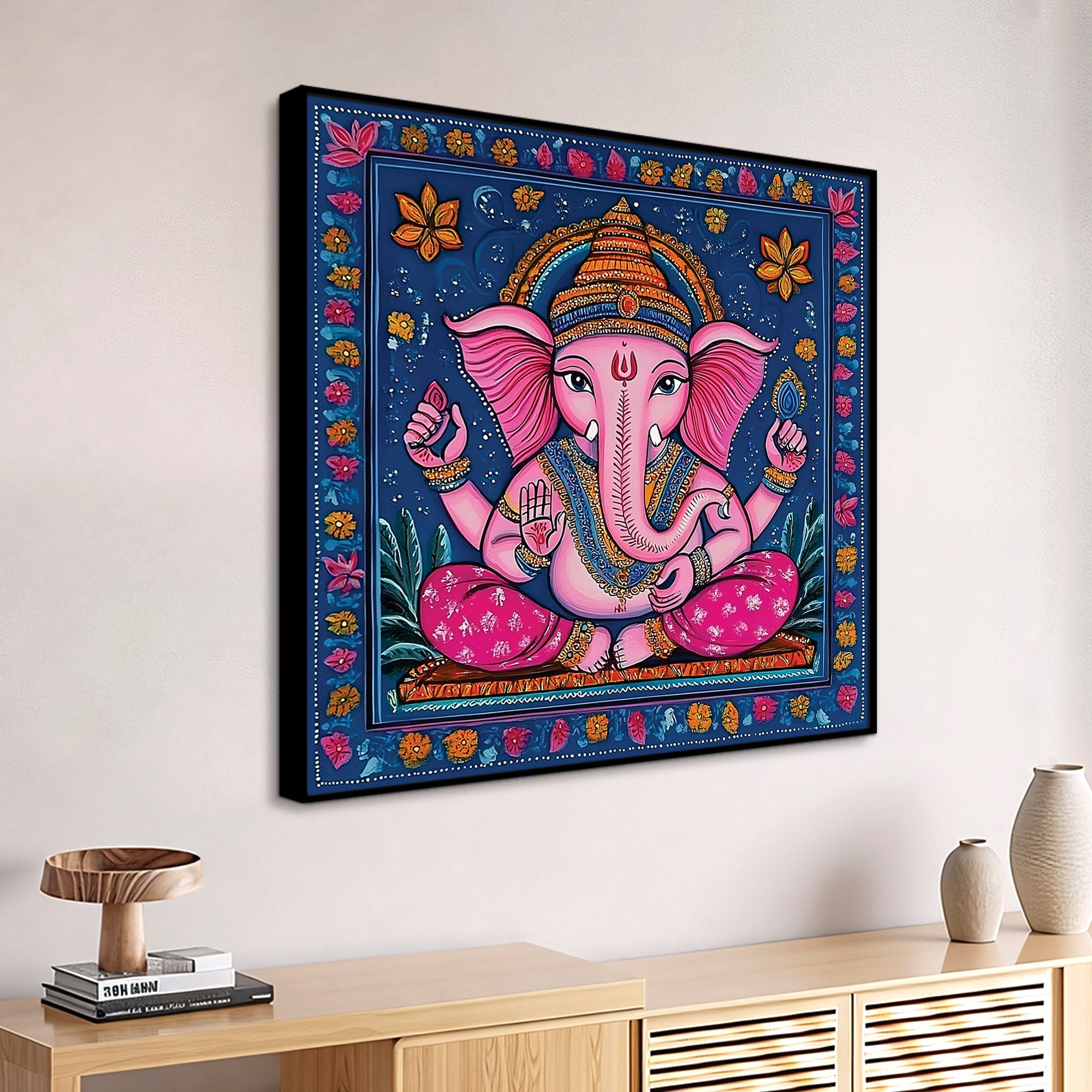 Ganpati Canvas Painting