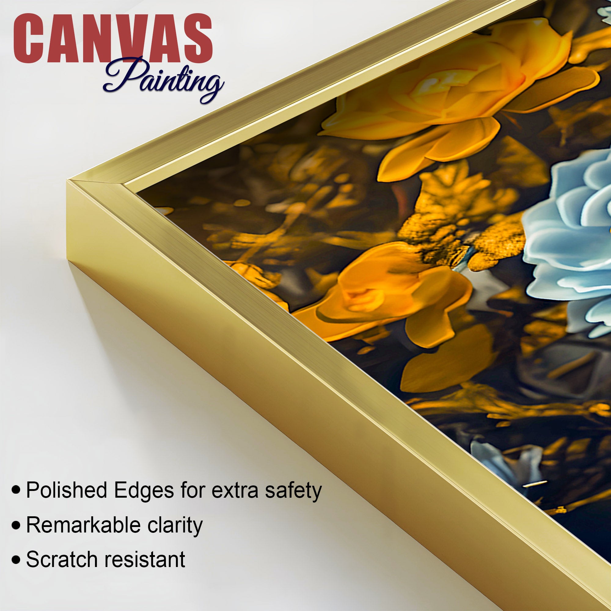 Gautam Buddha Wall Painting for Premium Living Room Décor