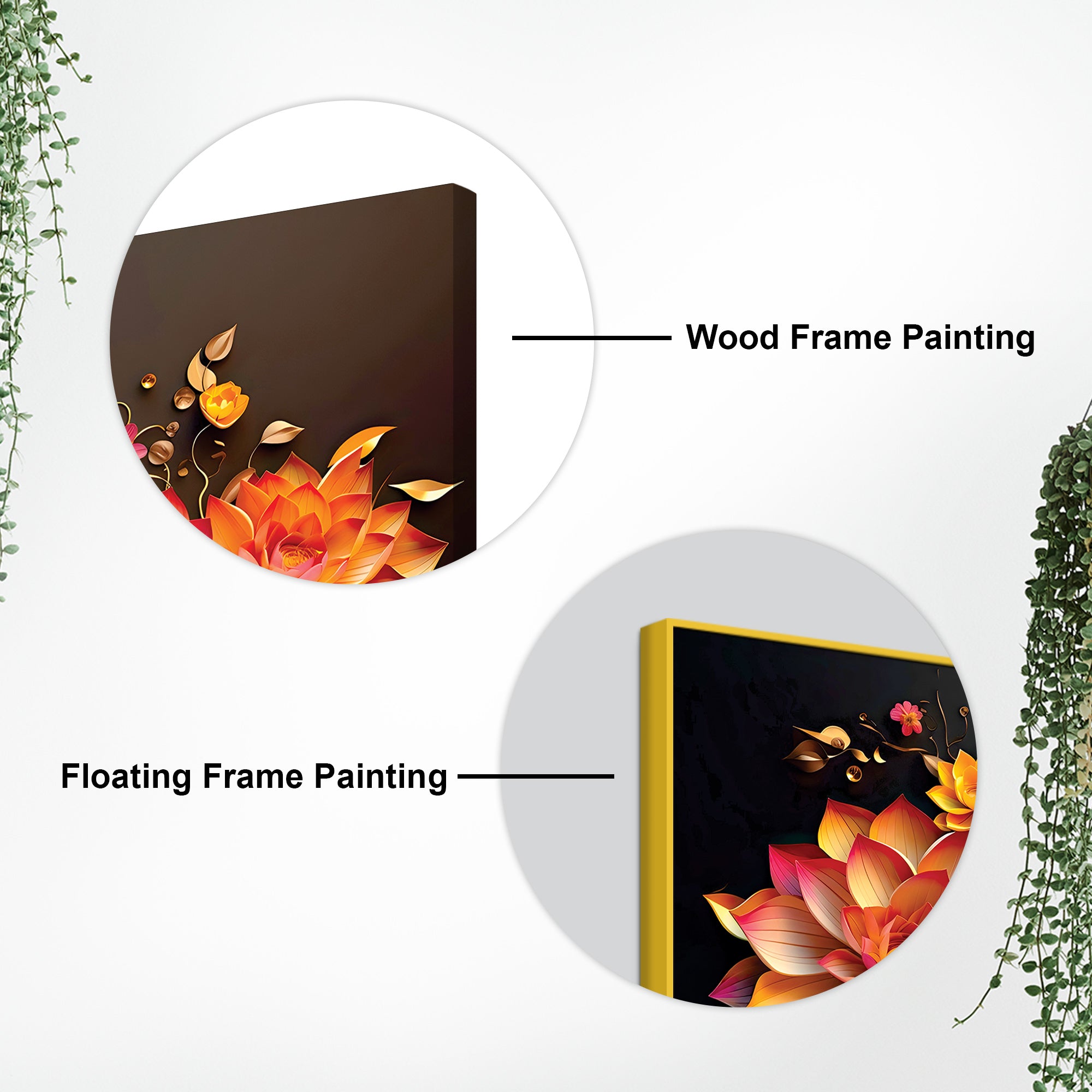 Golden Buddha Painting for Positive Energy Wall Décor